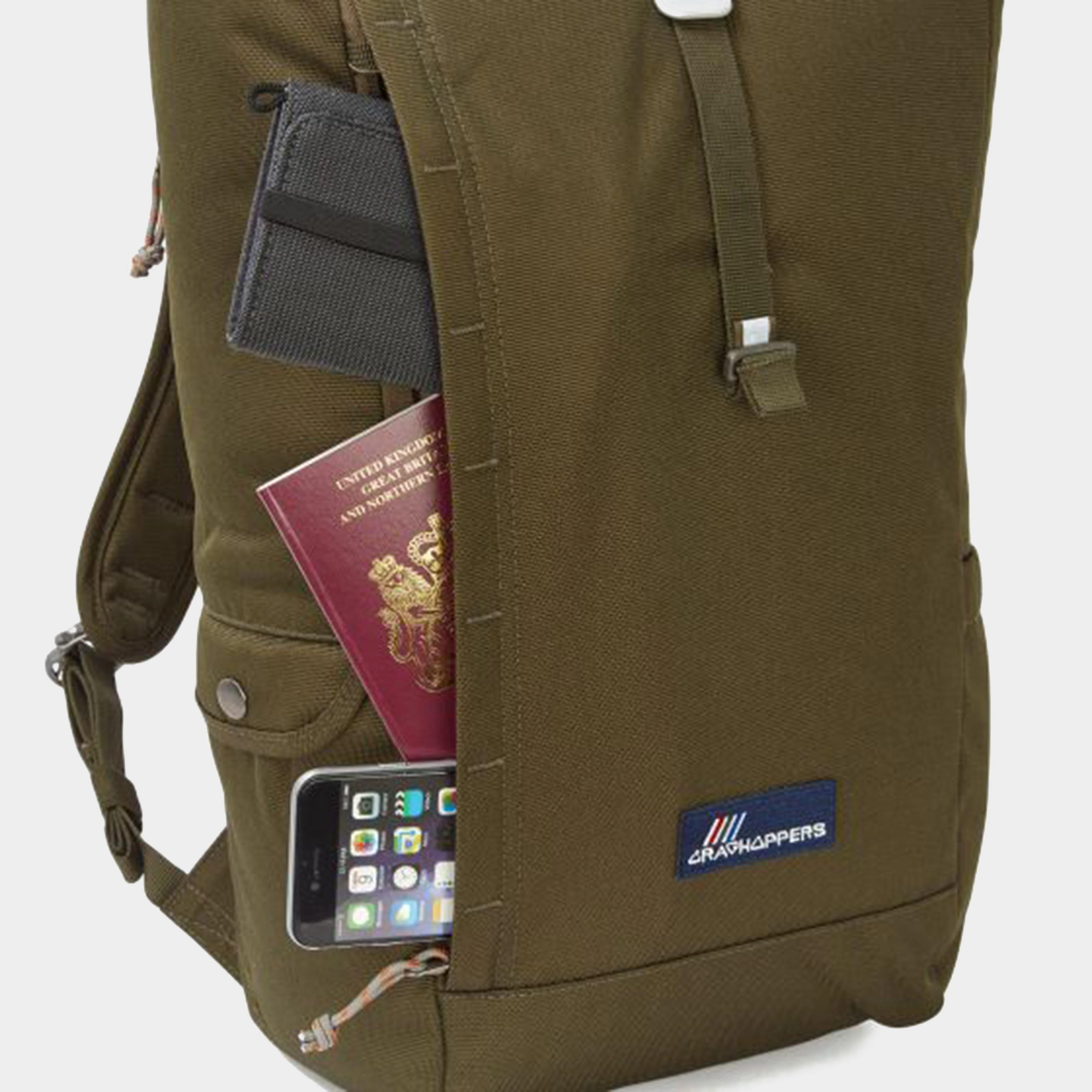 Unisex Kiwi Roll-top Rucksack 20L - Image 4