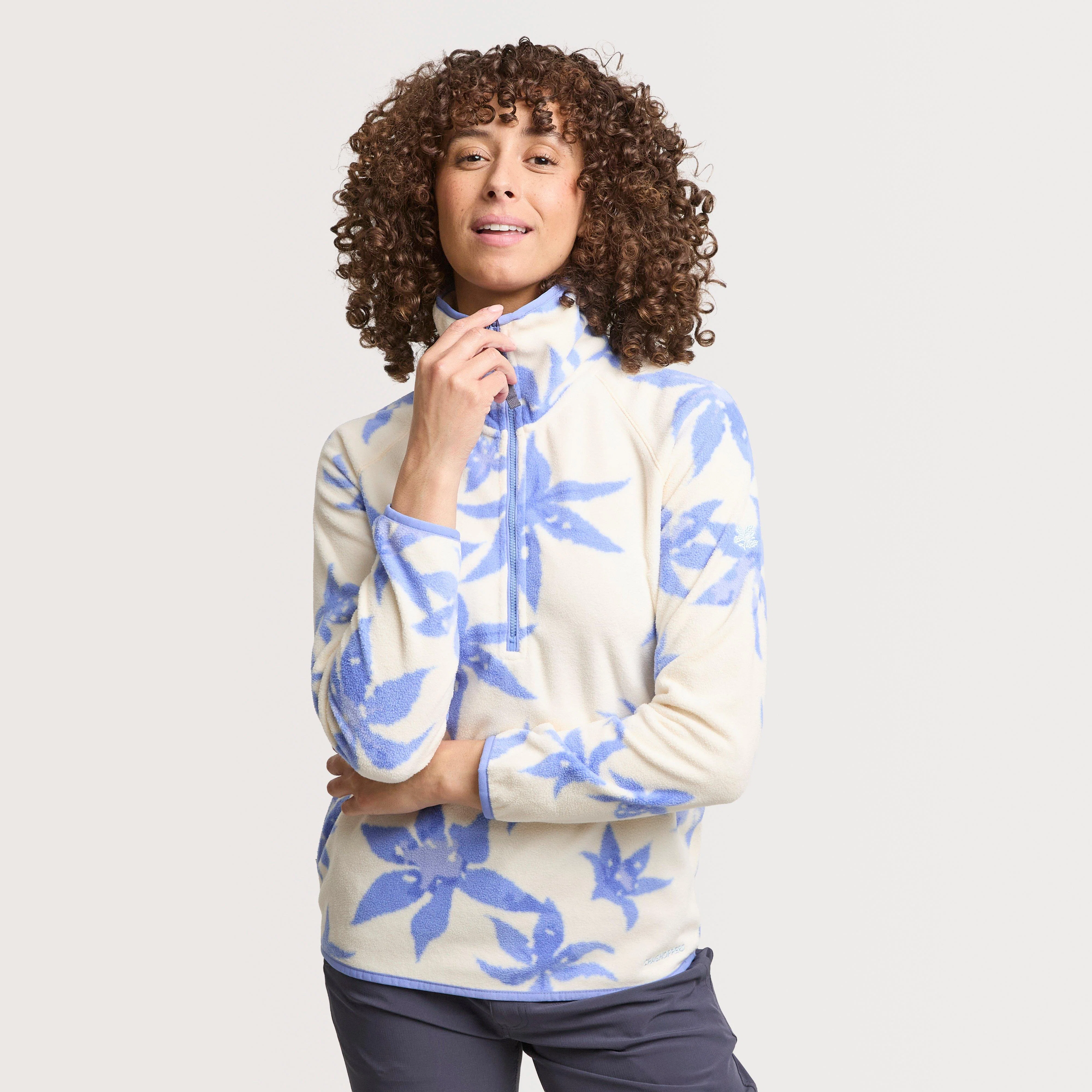 Women's National Trust Reedmace Half Zip Fleece - Image 6