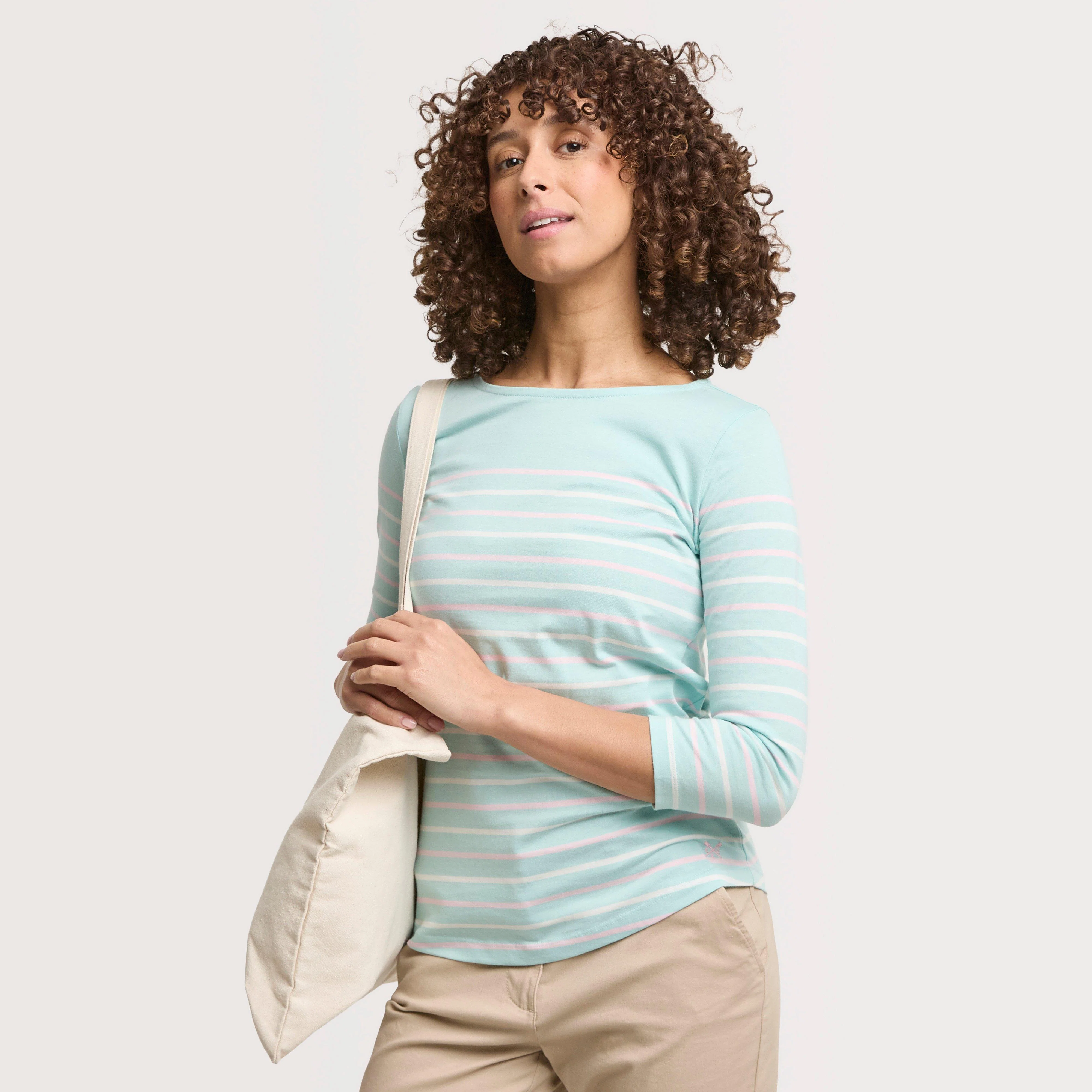 Women's Breton Long Sleeve Top - Image 2