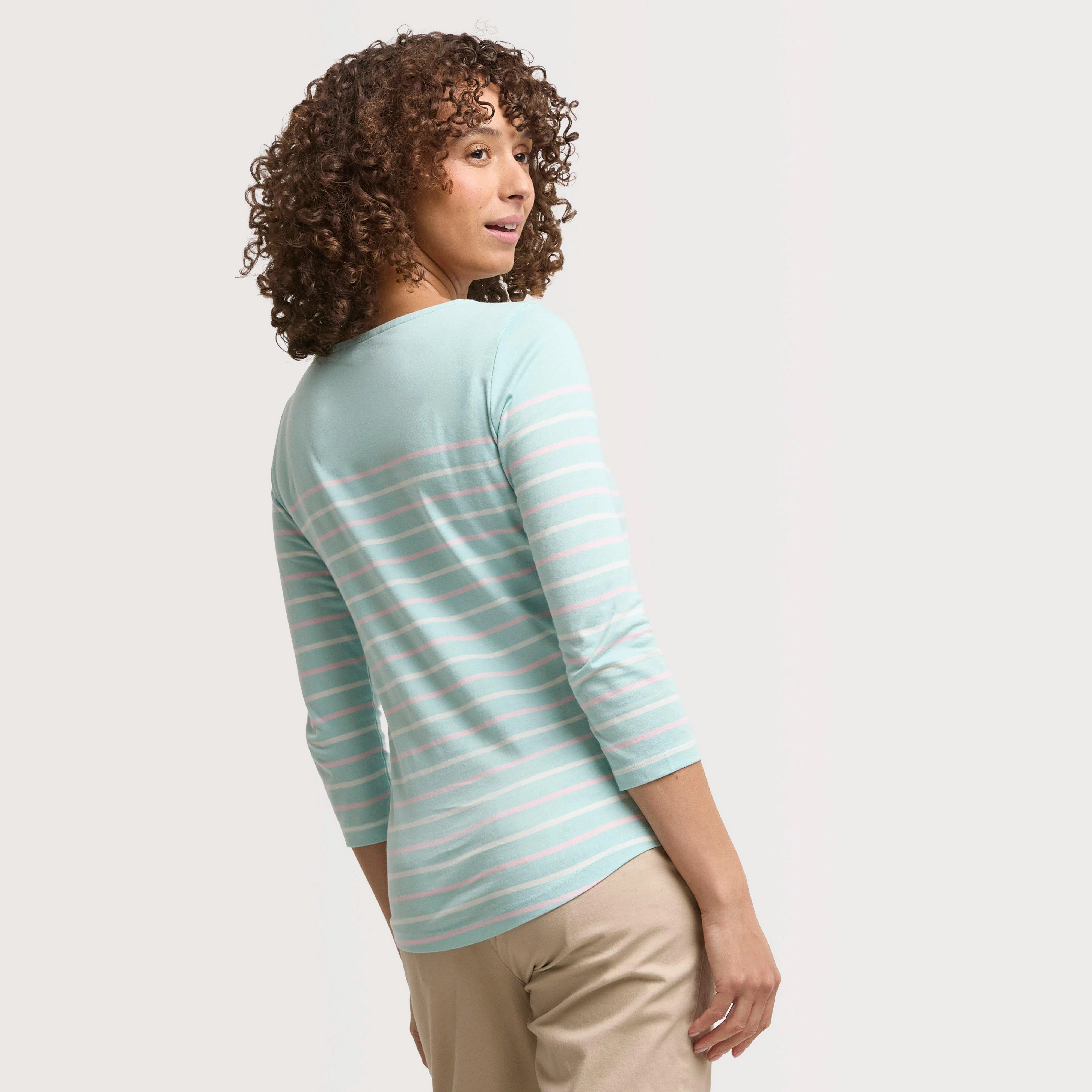 Women's Breton Long Sleeve Top - Image 4
