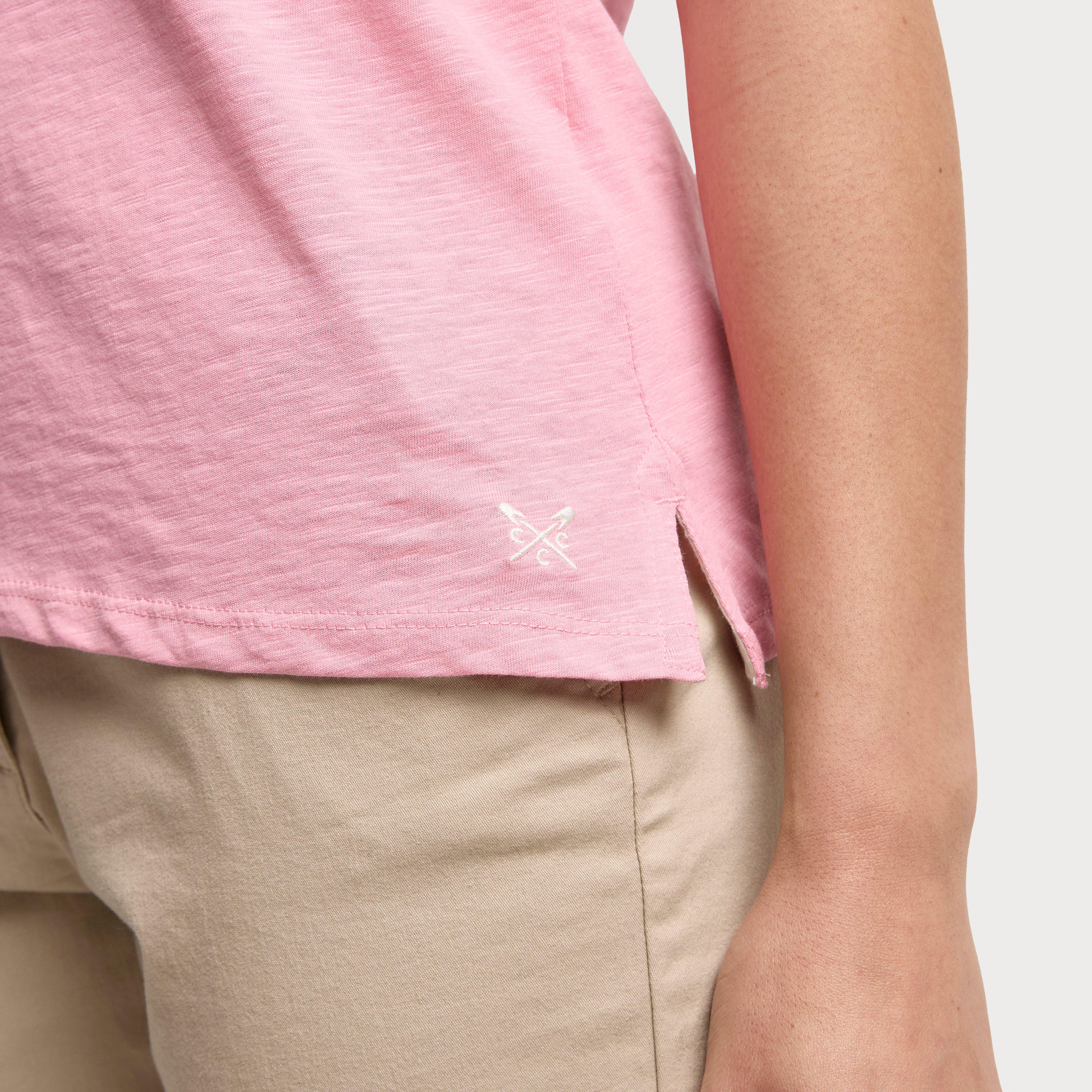 Women's Perfect V Neck Slub T-Shirt - Image 3