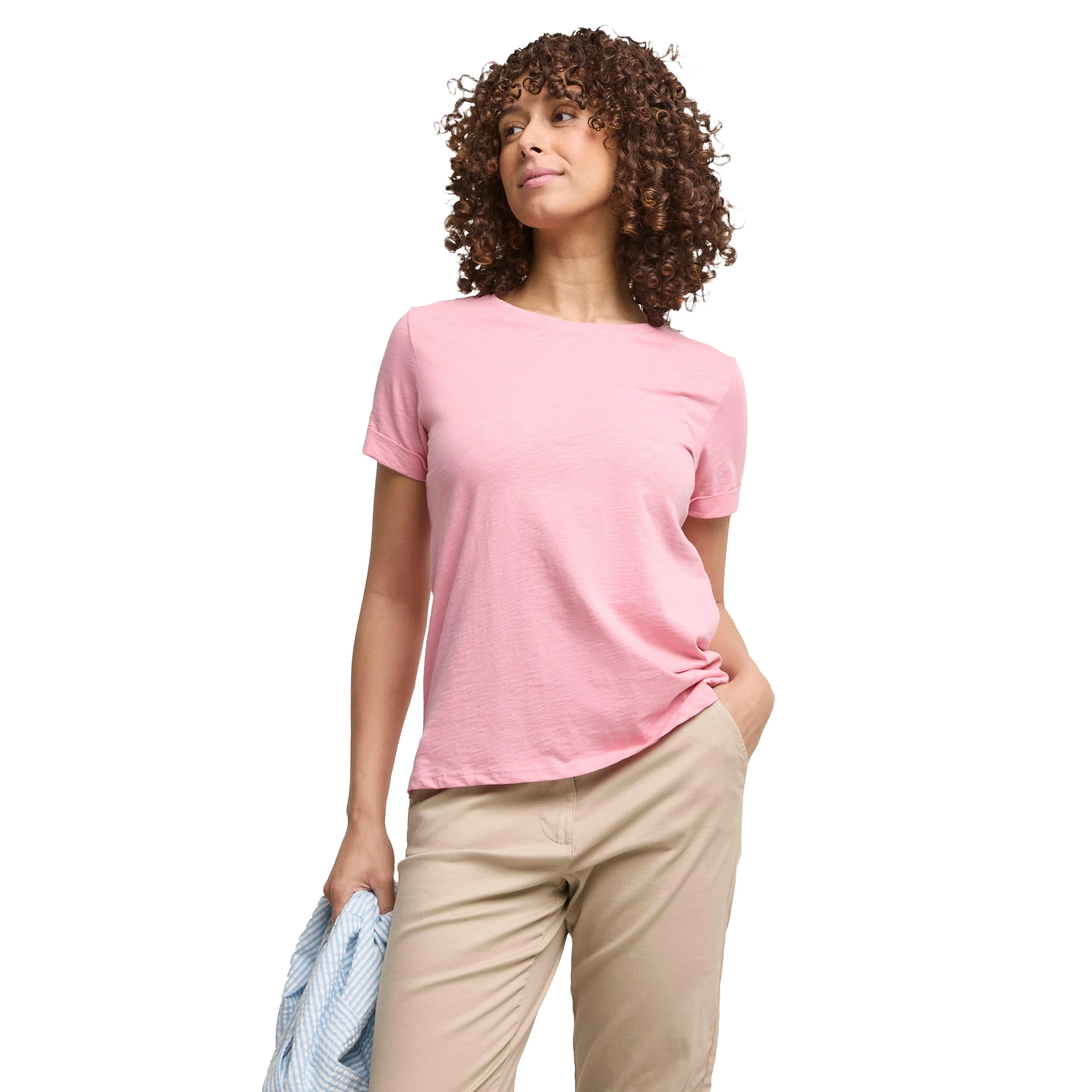 Women's Perfect V Neck Slub T-Shirt - Image 5