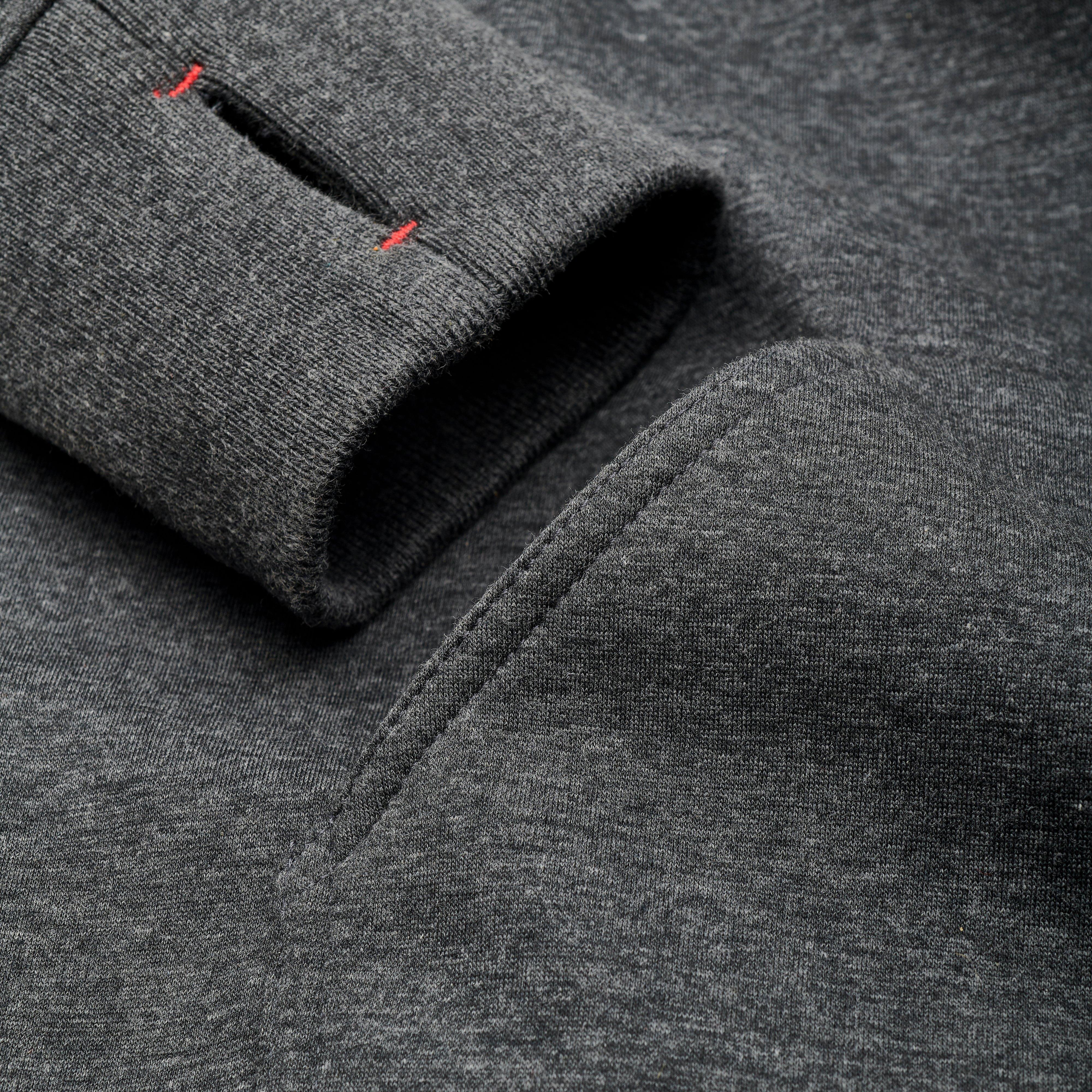 Match Hoodie Grey Red Lrg - Image 3