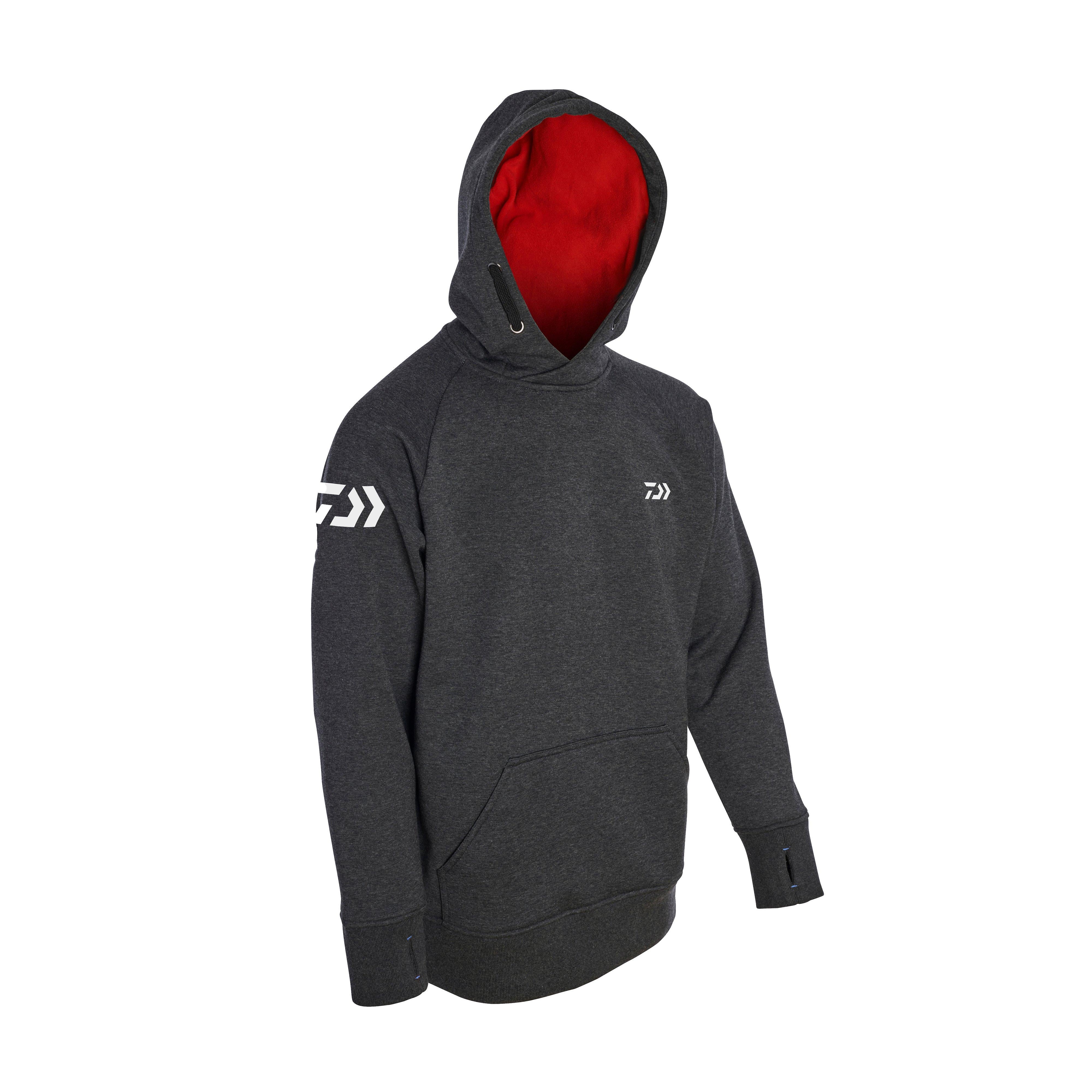 Match Hoodie Grey Red Lrg - Image 4