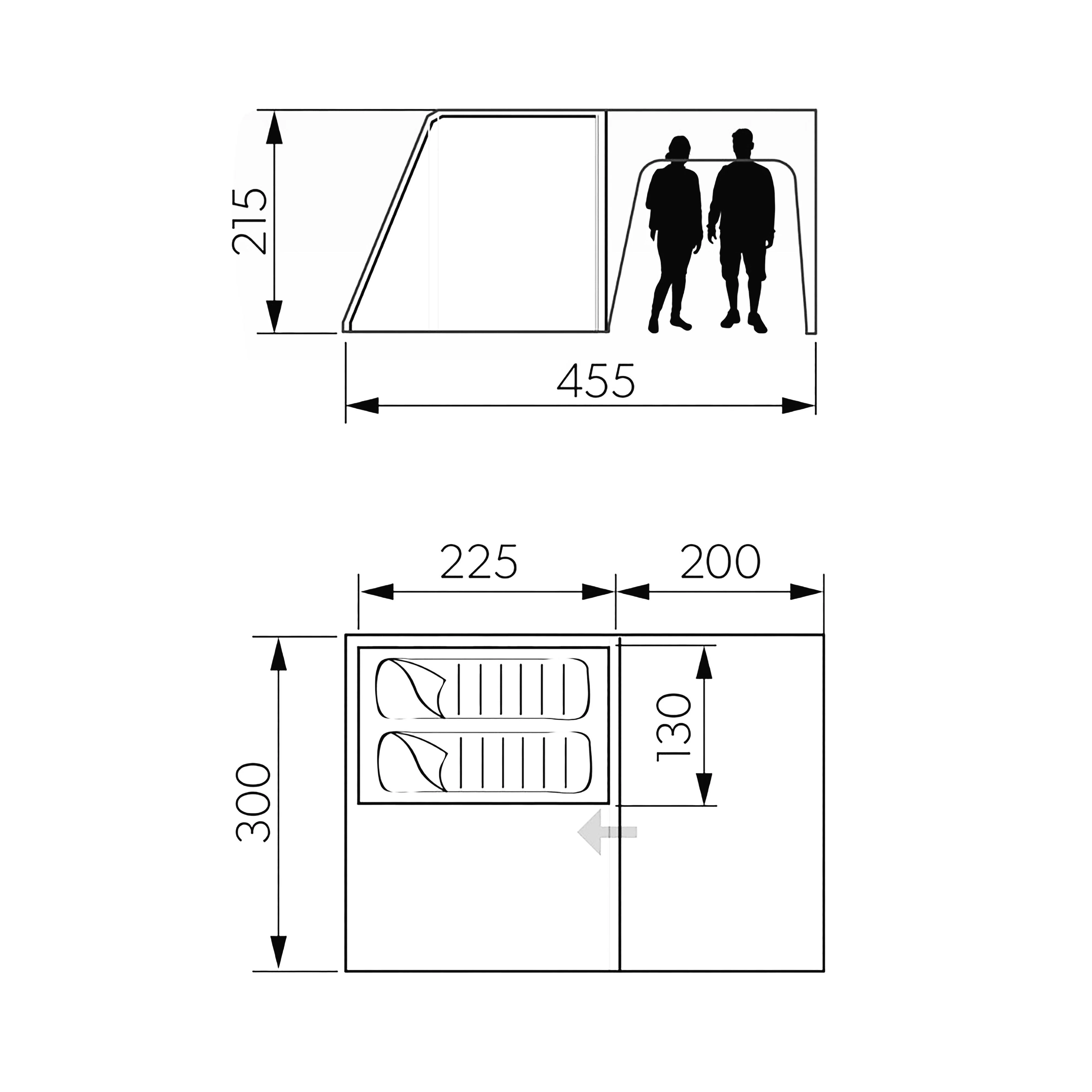 Santorini FTK 2X4 Inner Tent - Image 2