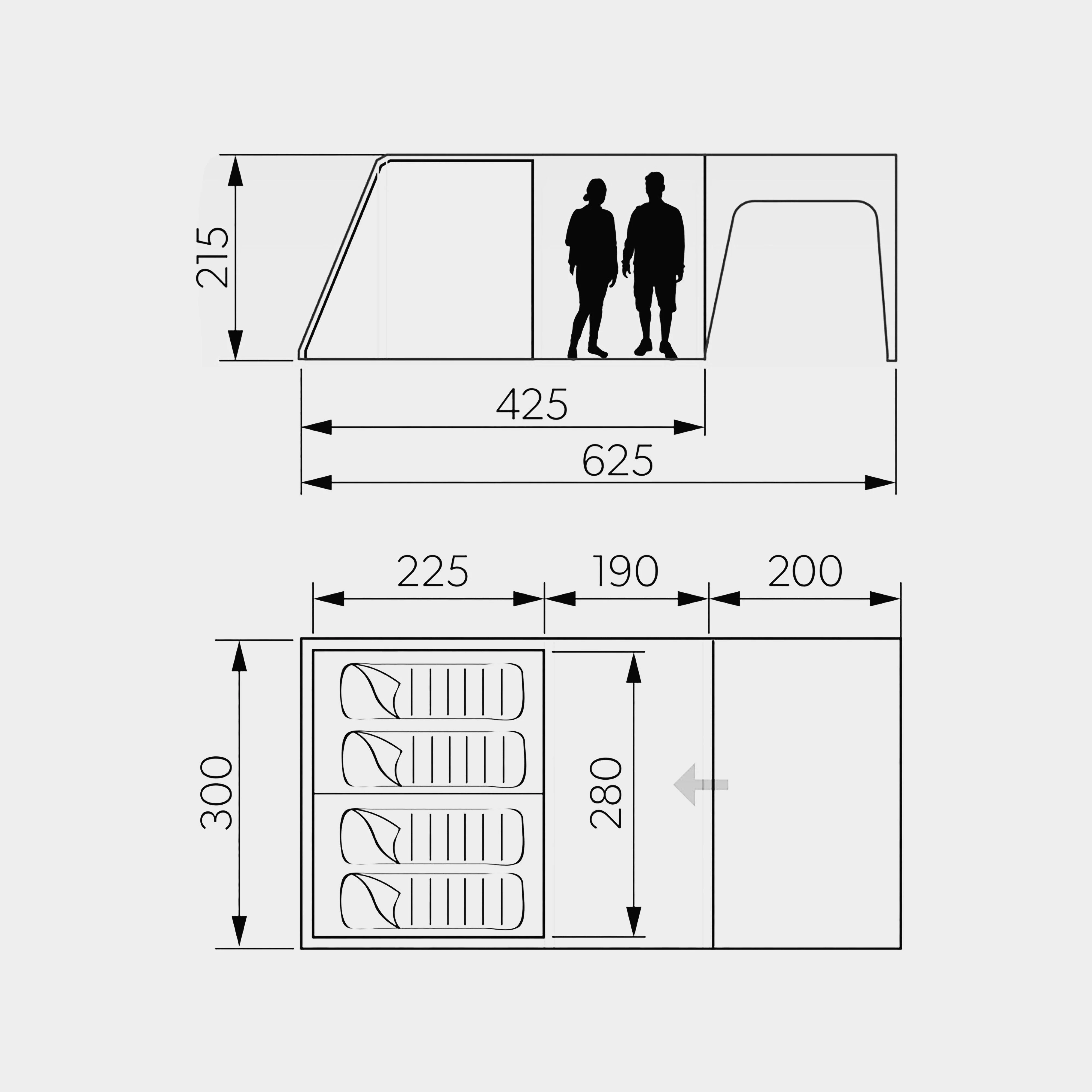 Santorini FTK 4X8 Inner Tent - Image 2