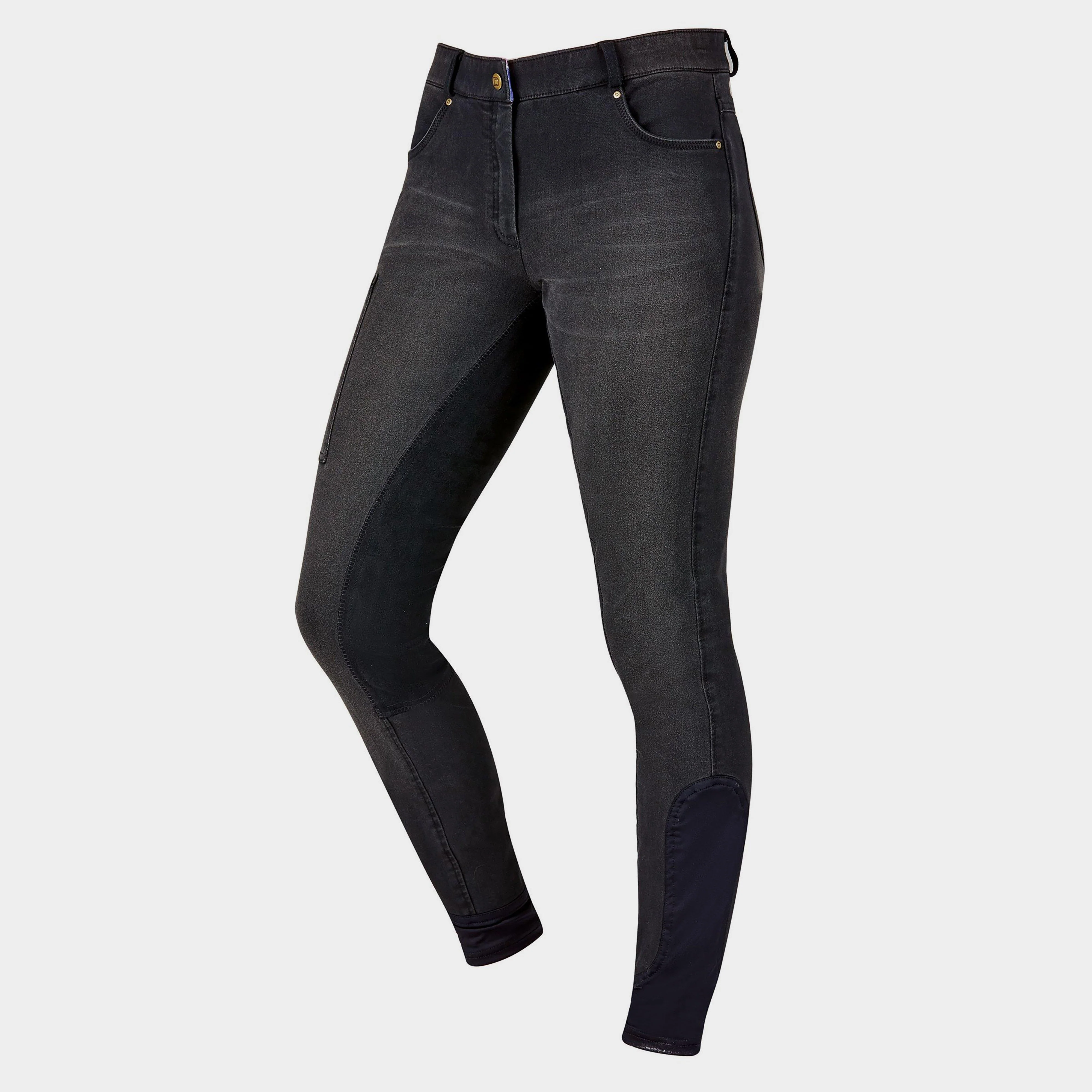 Women's Shona Full Grip Silicone Denim Breeches - Image 6