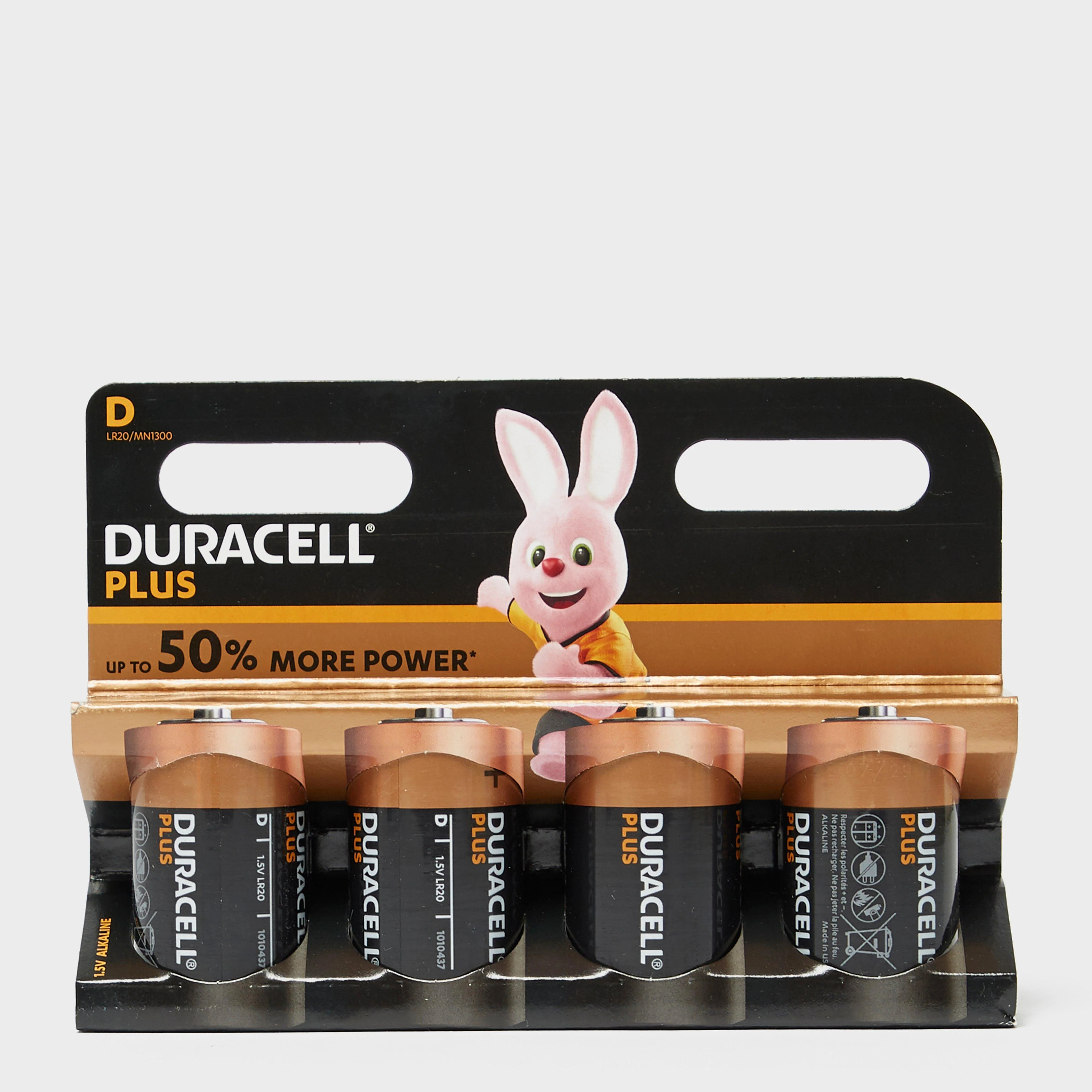 Duracell Plus D Batteries (4 pack) - Image 3