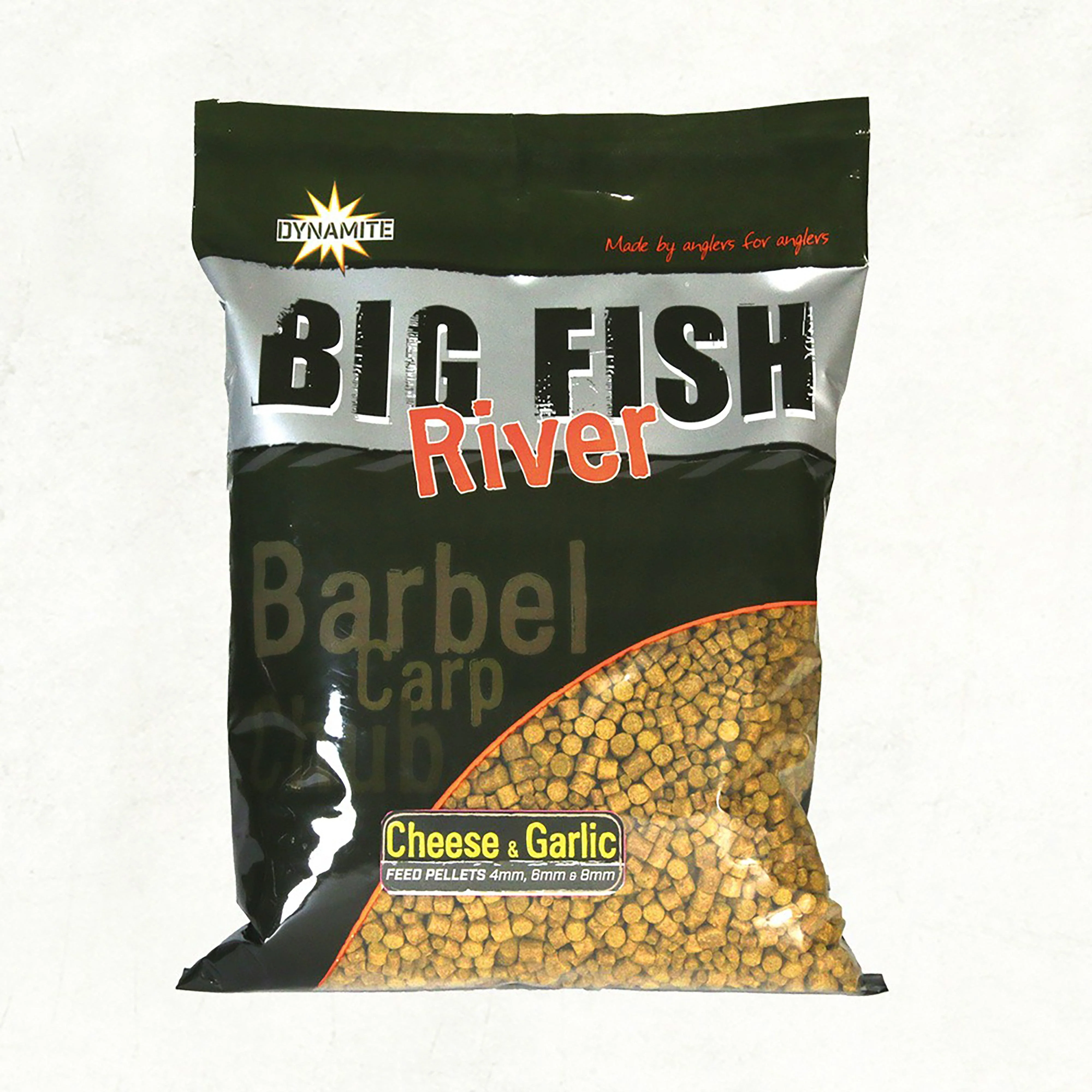 Big Fish River Pellets 4 6 8mm Cheese & Garlic - Image 4