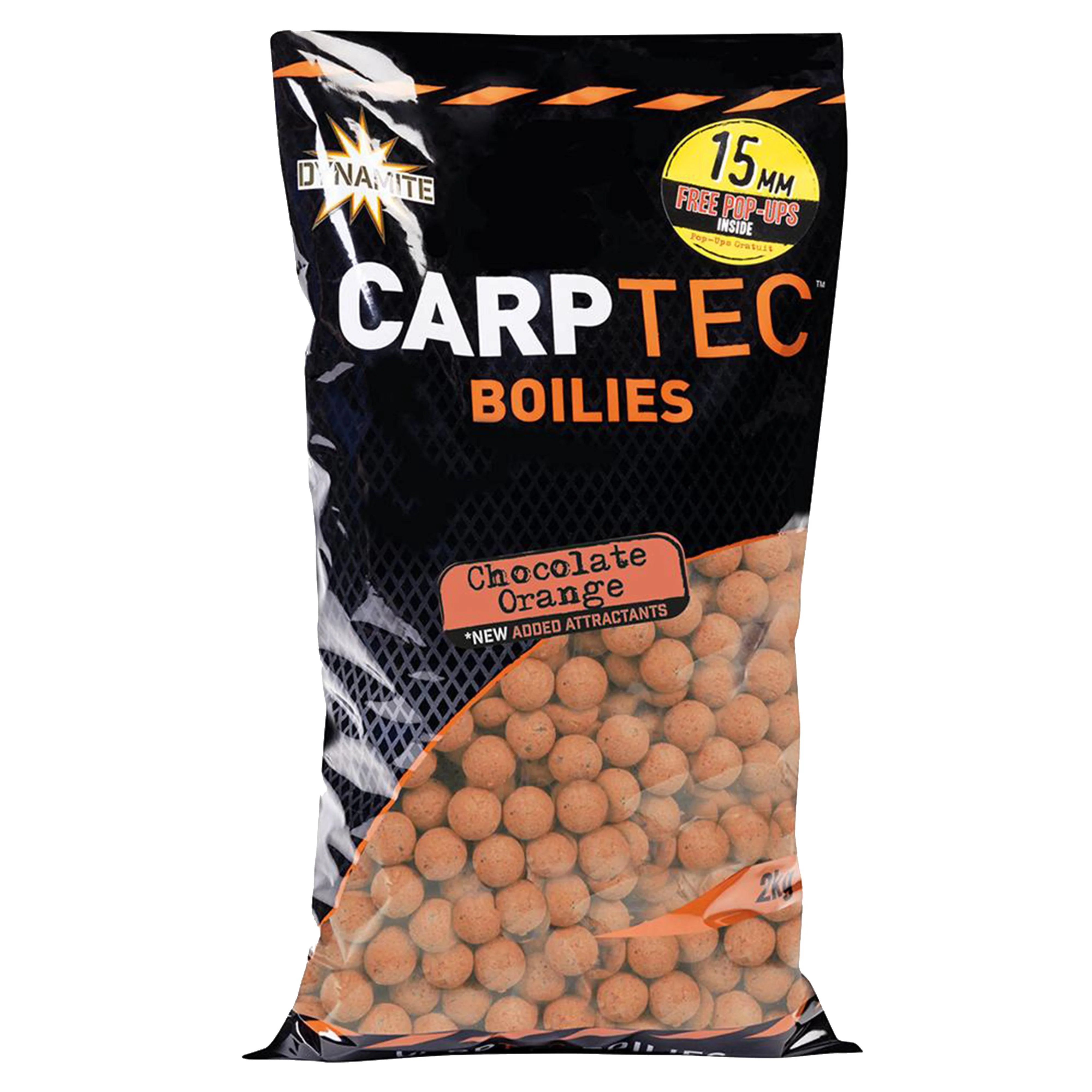 Carp-Tec Chocolate Orange Boilies 15mm 1.8kg - Image 2