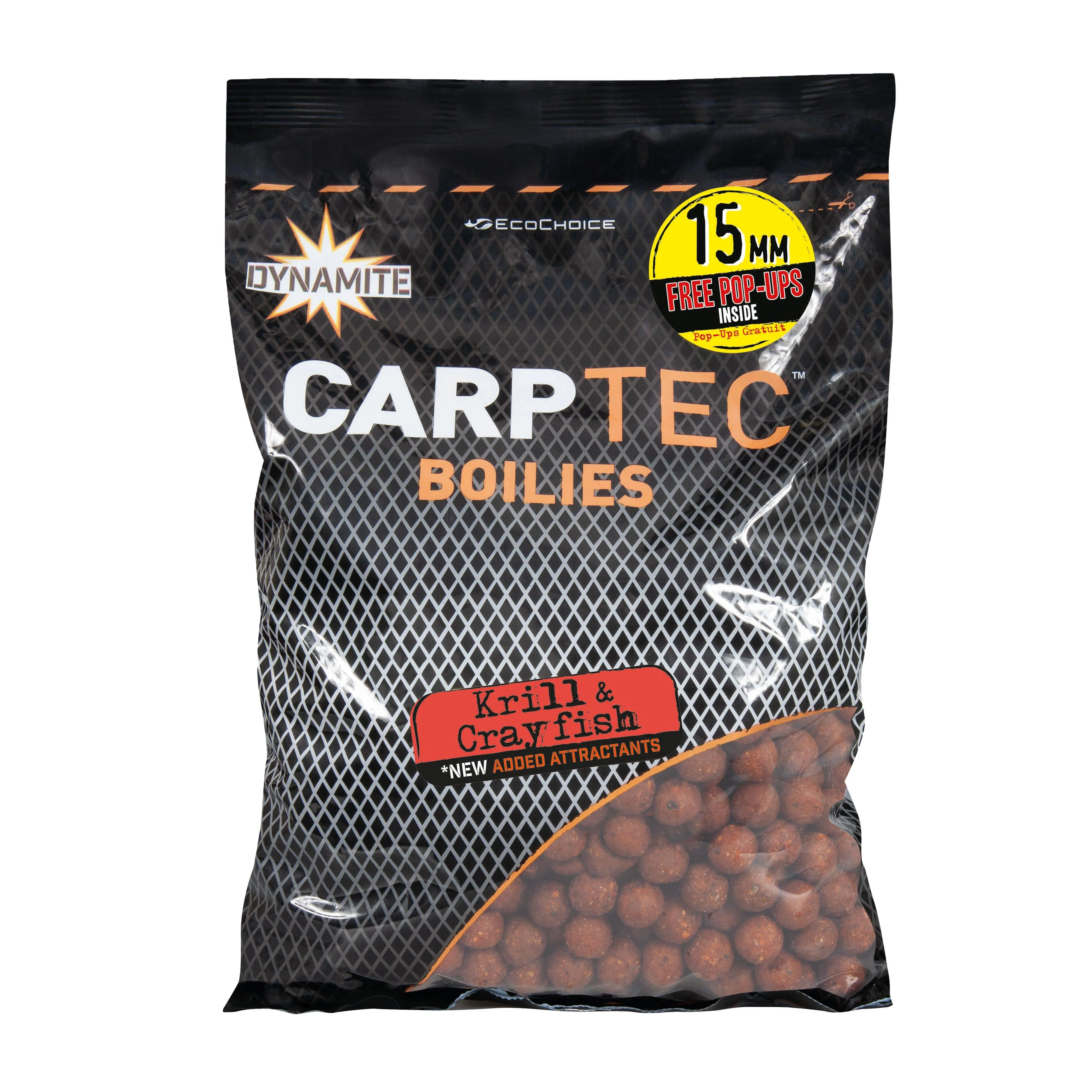 Carp-Tec Krill & Crayfish Boilies 15mm 1.8kg - Image 2