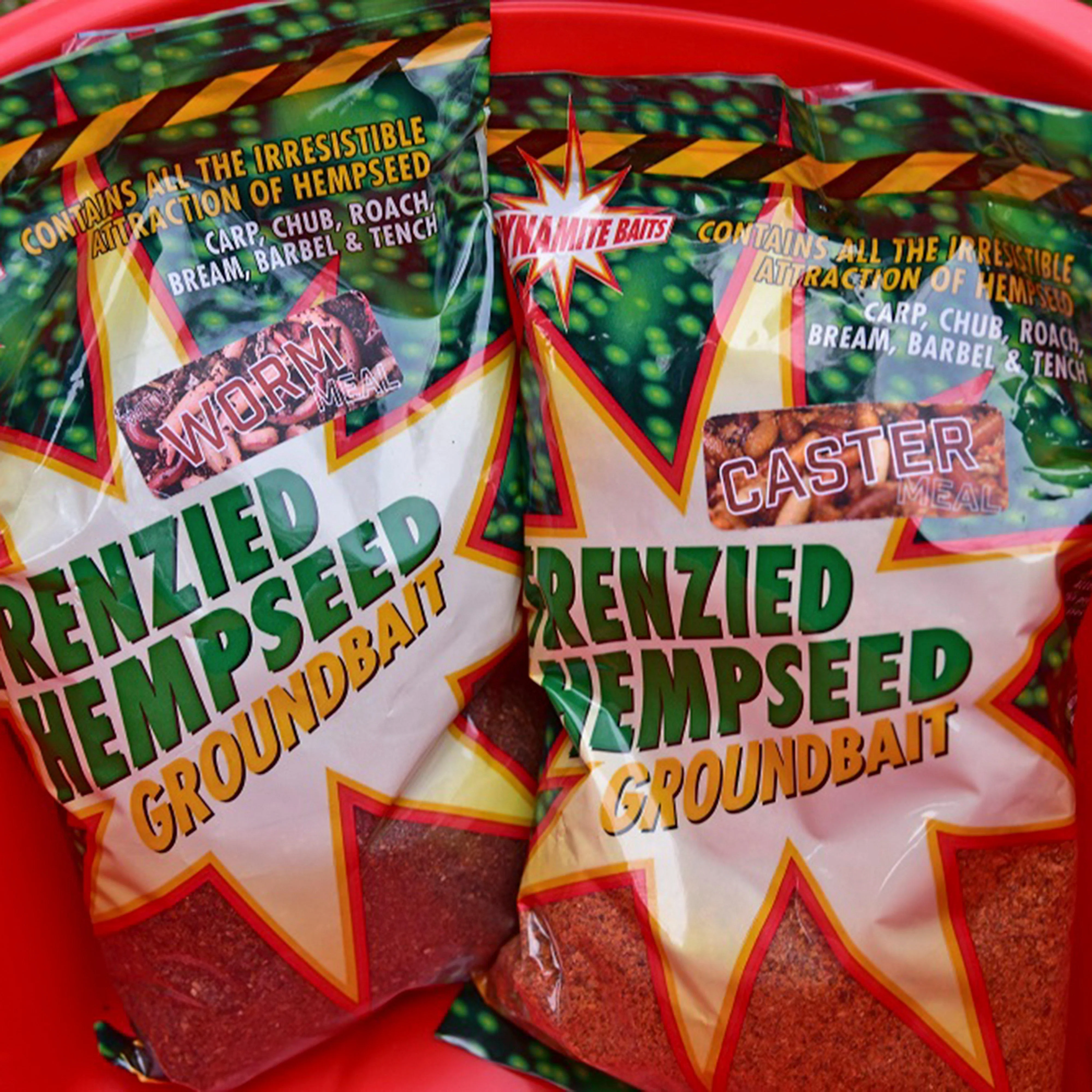 Frenzied Hemp Match Dark Worm Groundbait 900g - Image 2