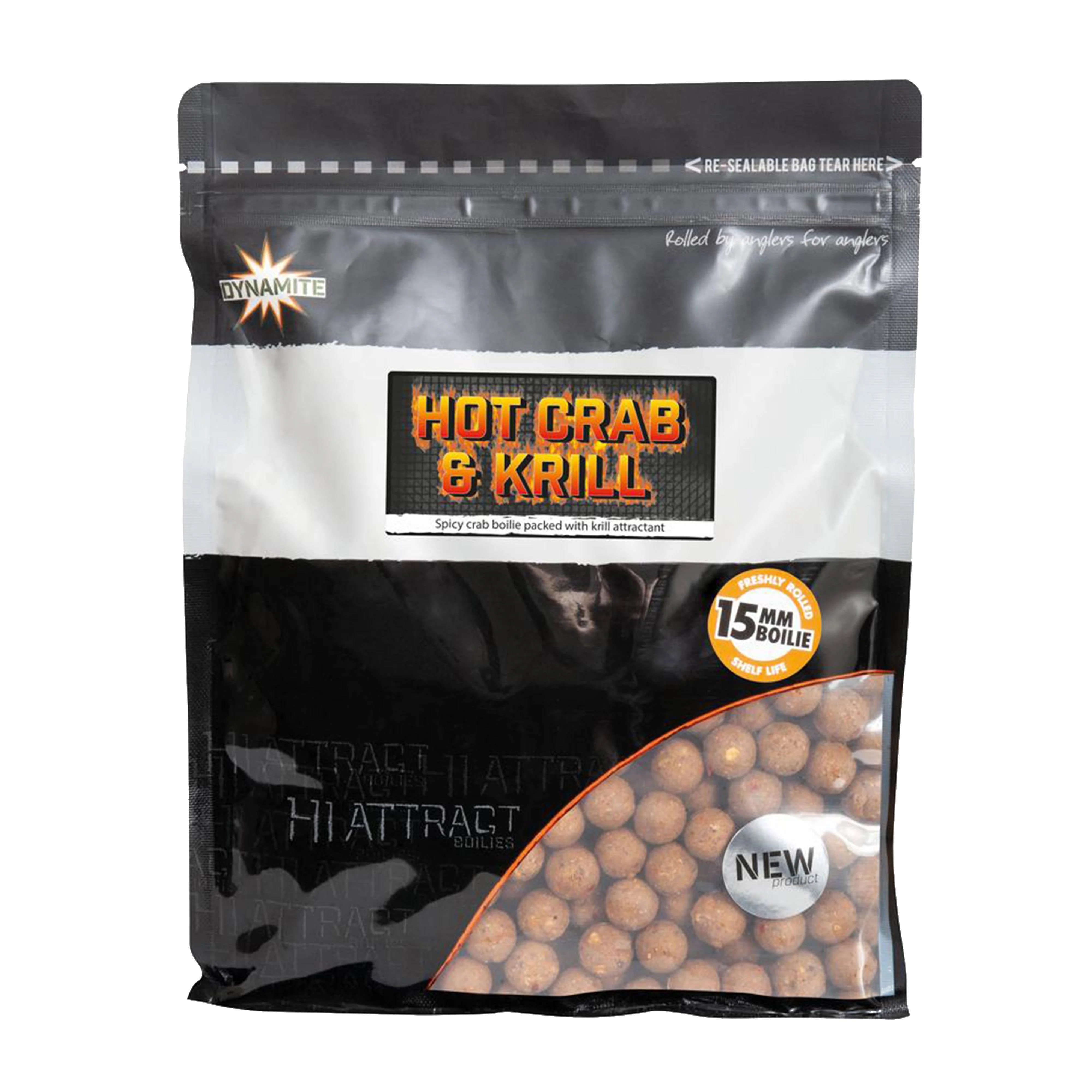 Hot Crab and Krill Boilies 15mm 1kg - Image 2