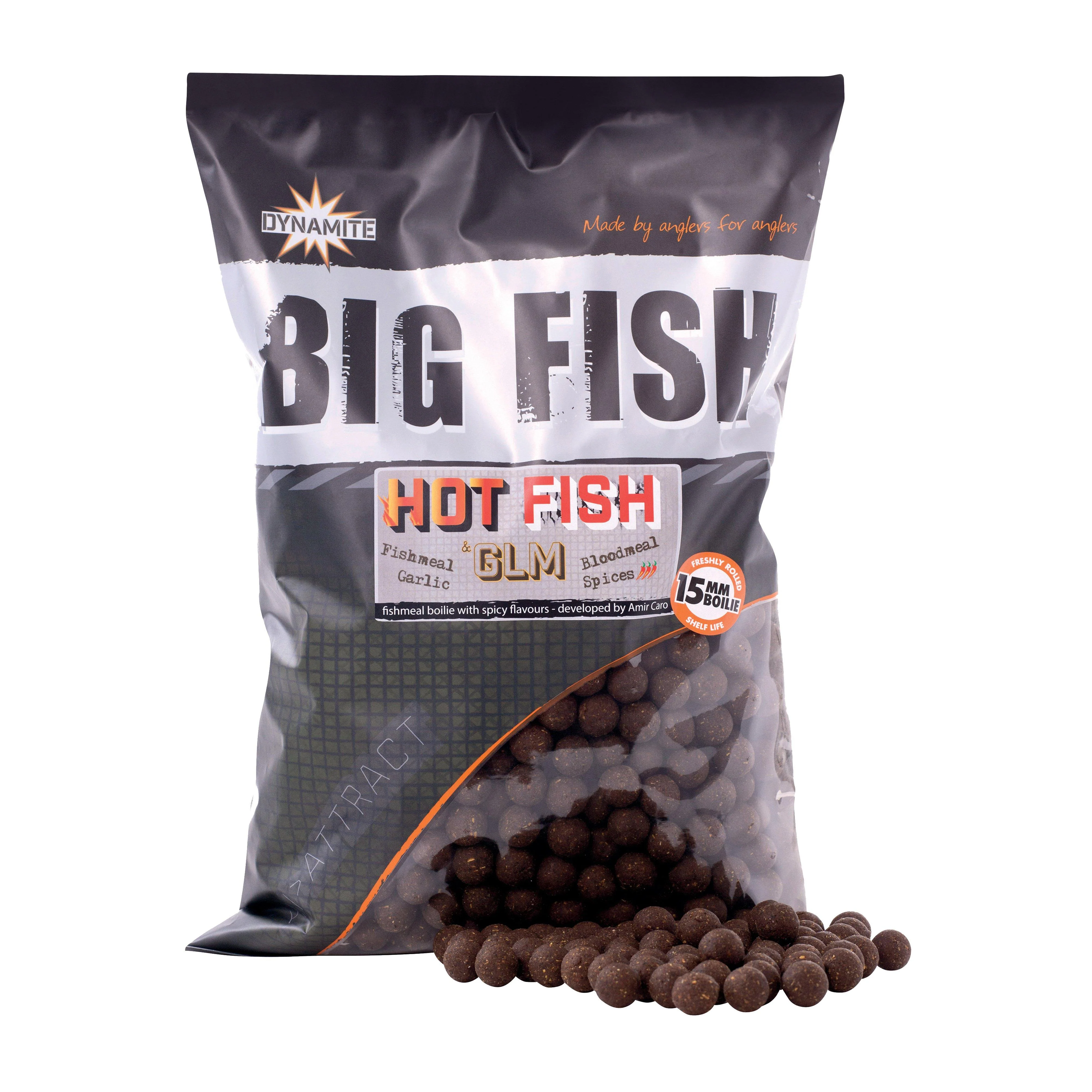 Hot Fish & GLM Boilies 15mm 1.8kg - Image 2