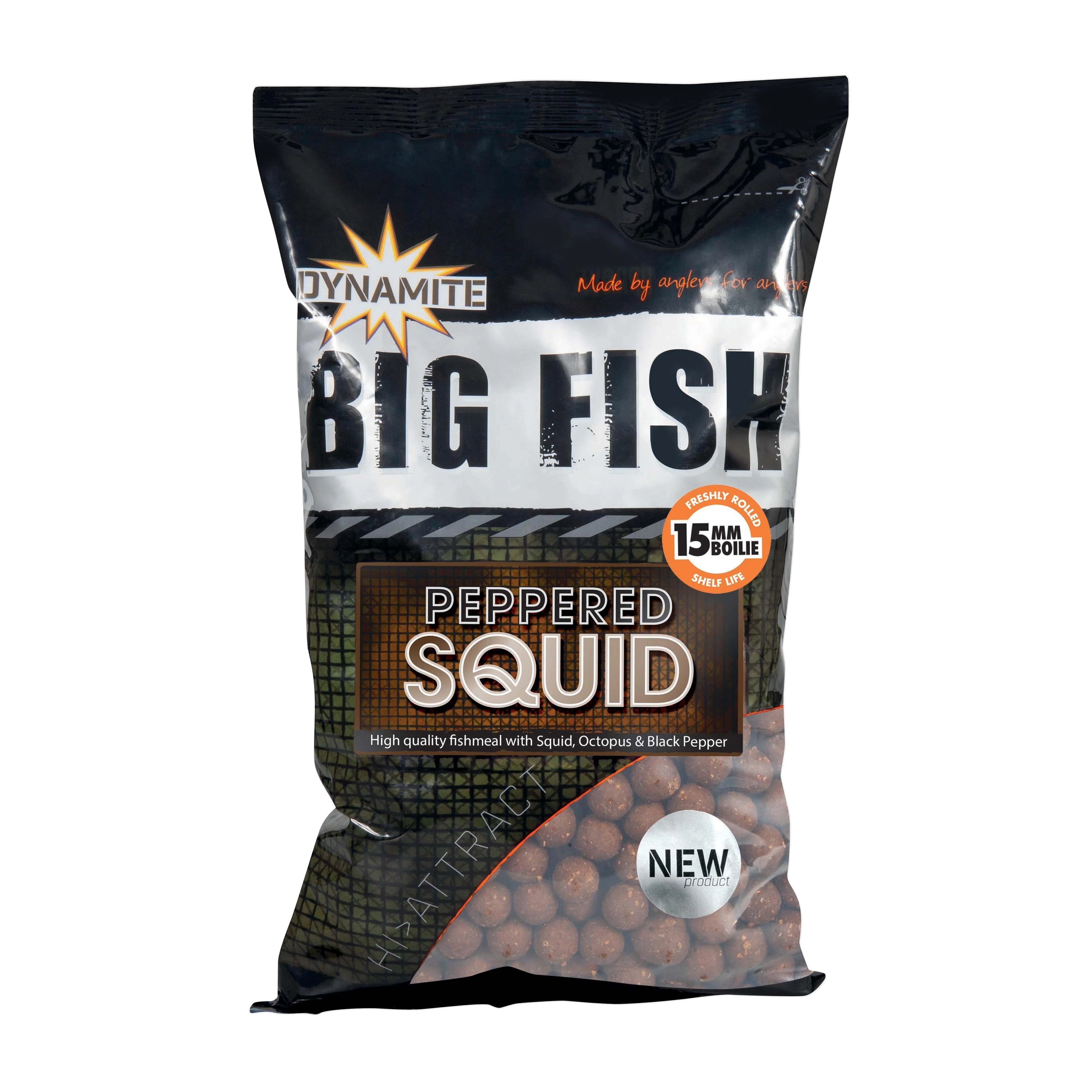 Peppered Squid Boilies 15mm 1kg - Image 2