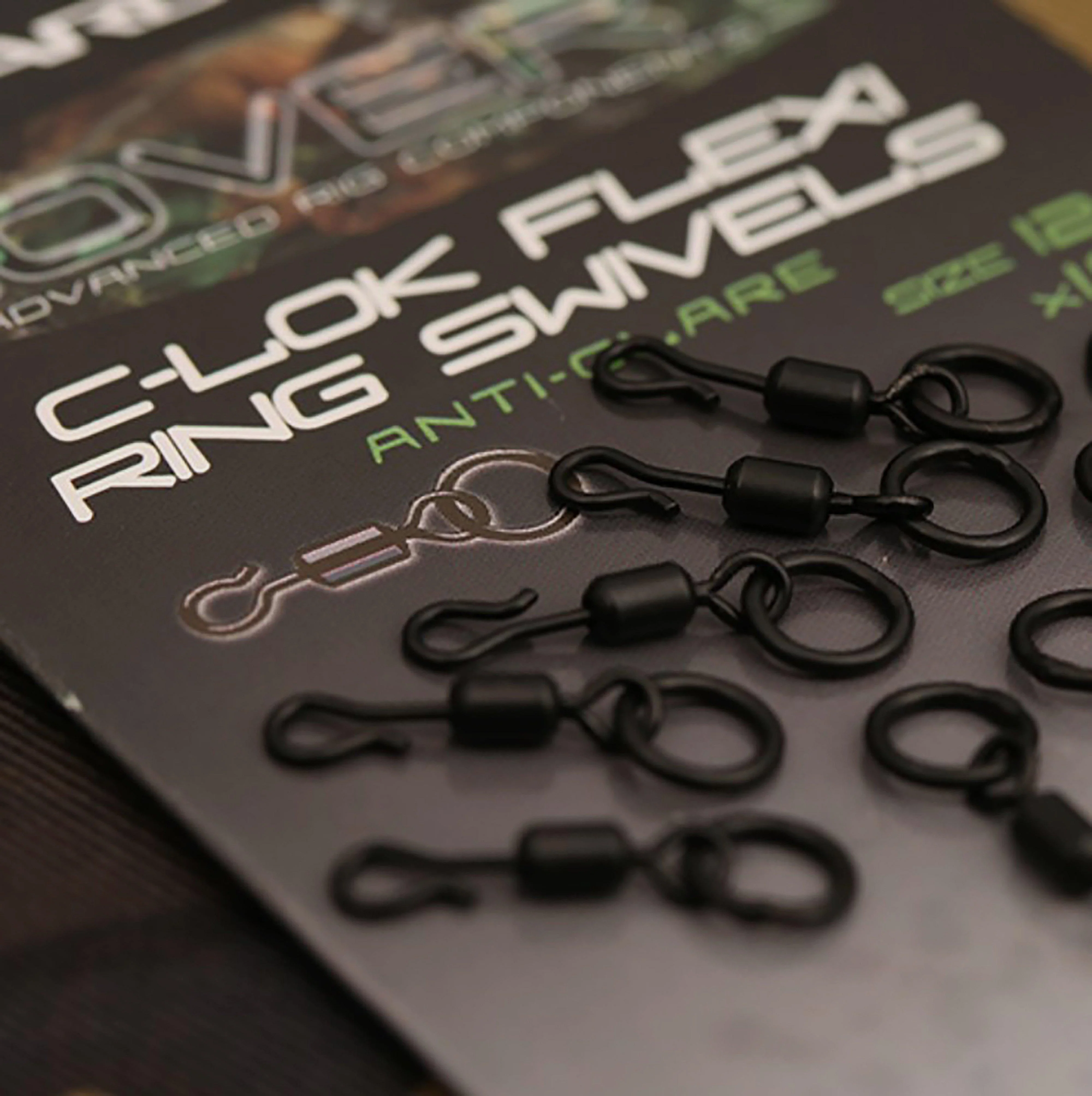 Covert C-Lok Flexi Ring Swivels in Anti-glare (Size 12) - Image 2