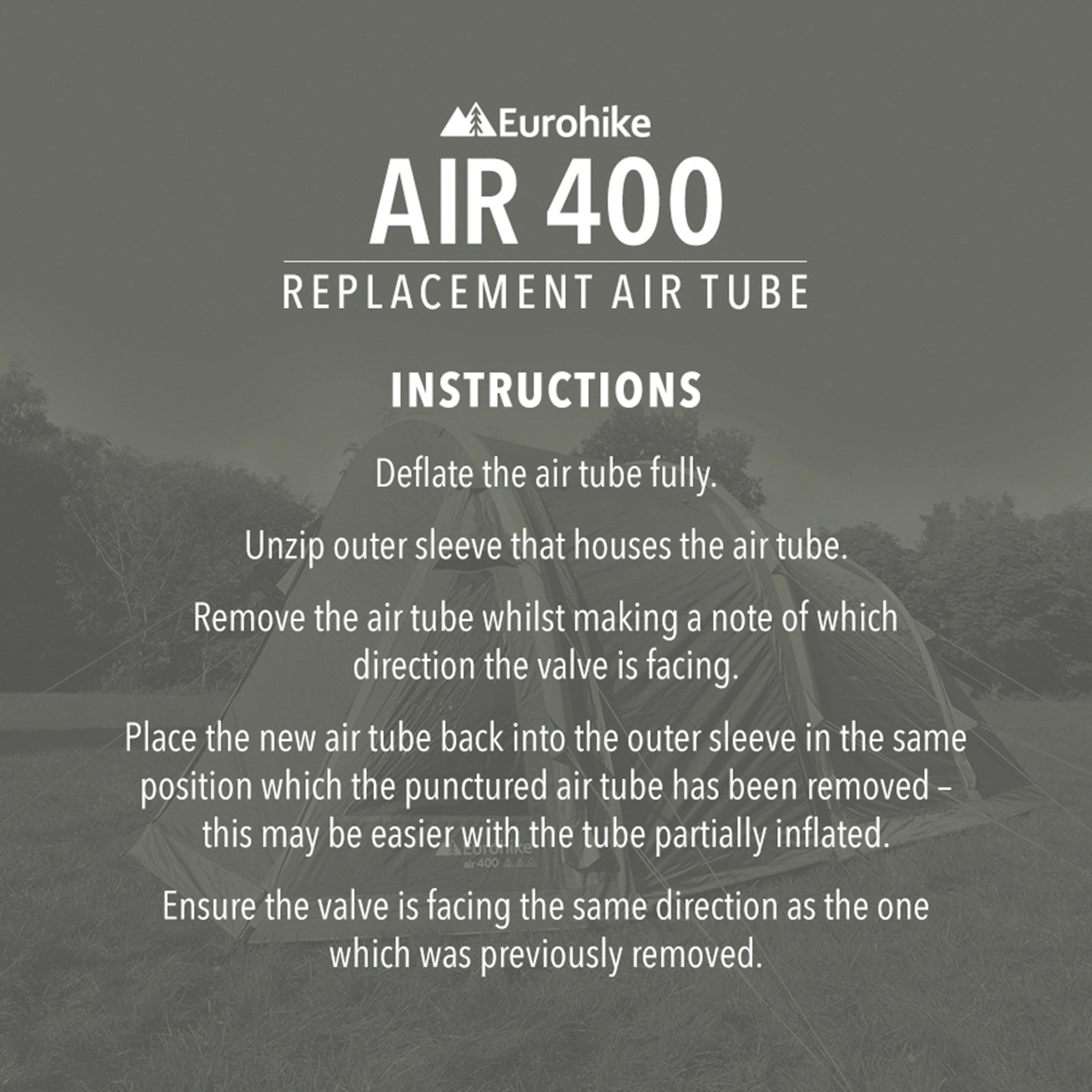 Air 400 Replacement 545F Air Tube - Image 2