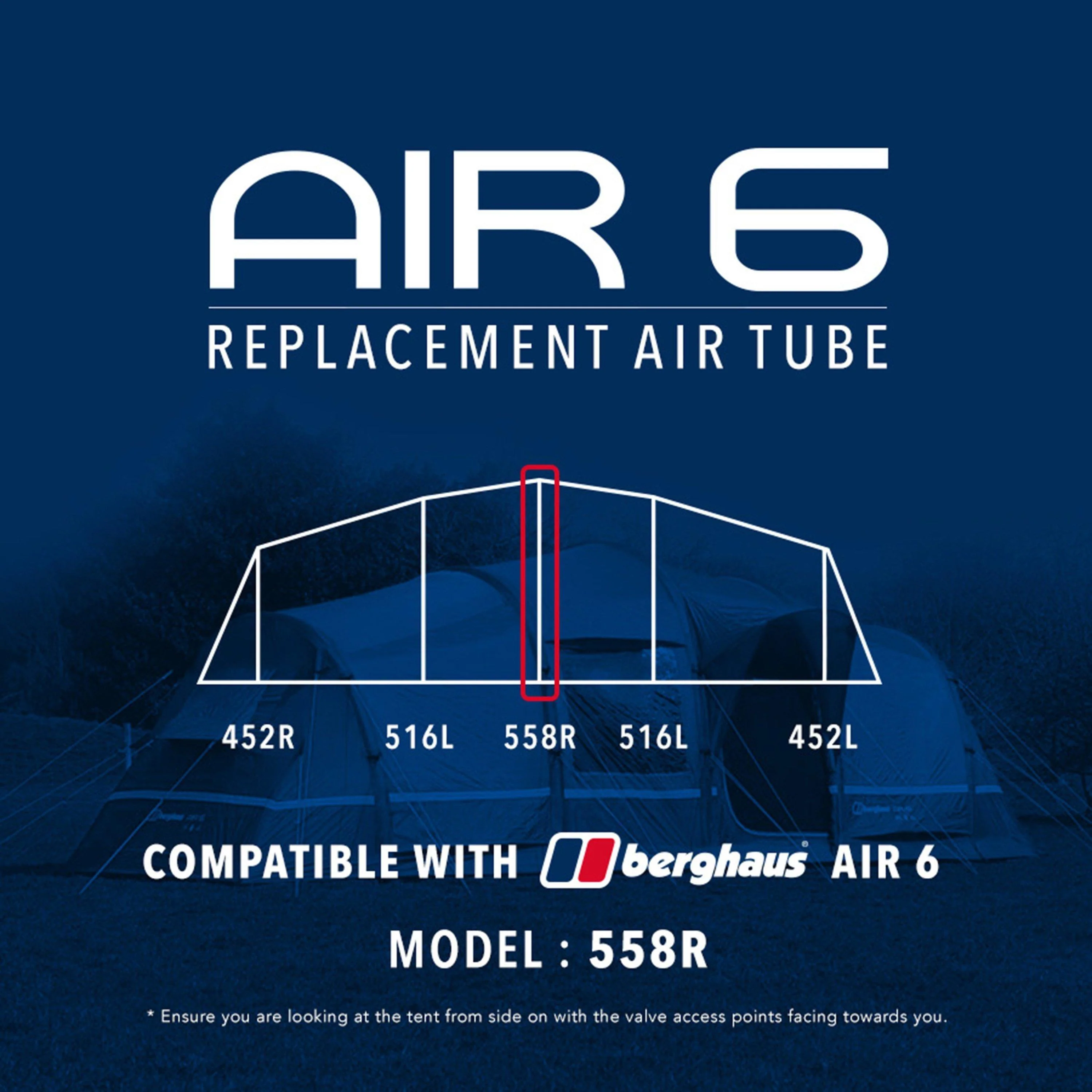 Air 6 Replacement Air Tube (Middle - 558R) - Image 3