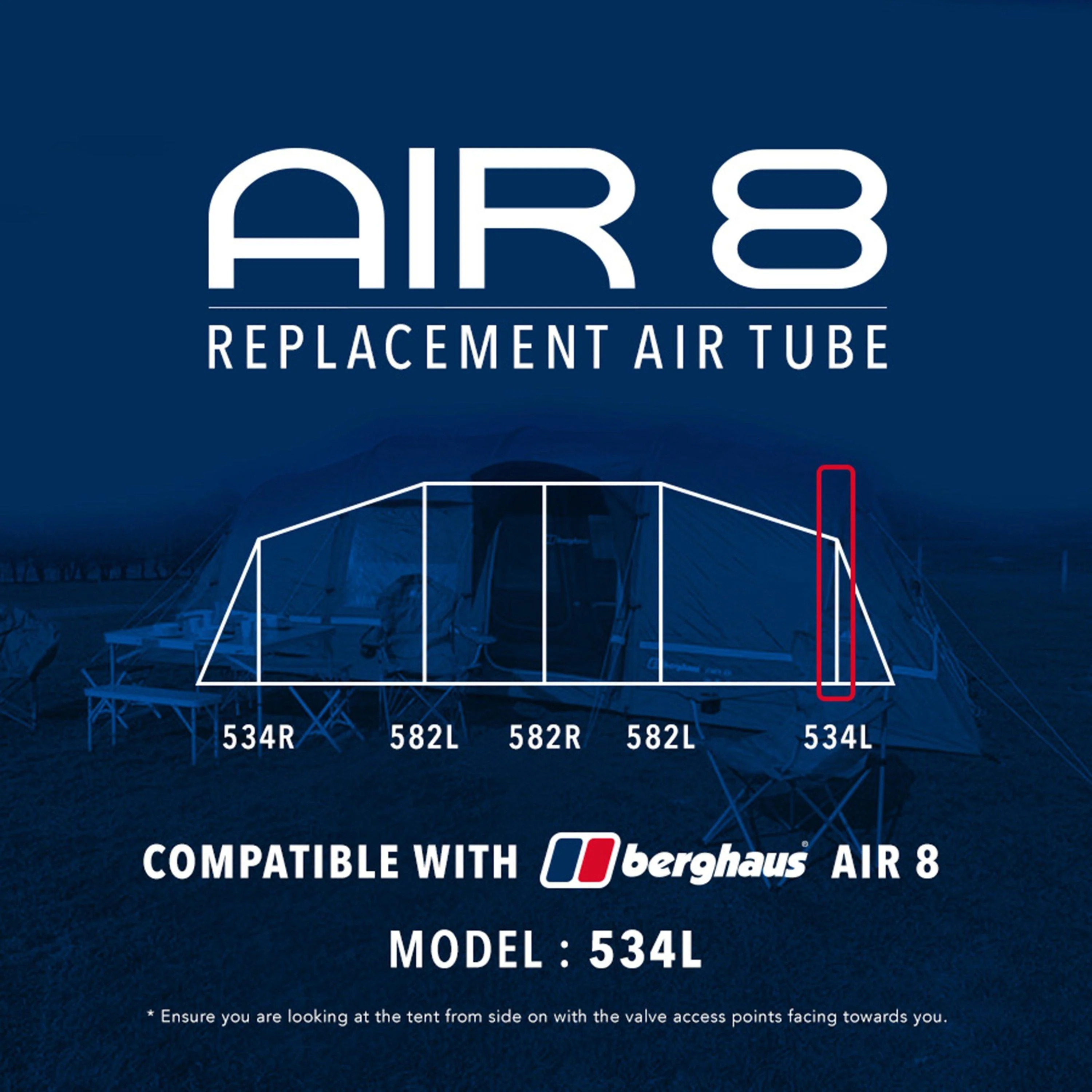 Air 8 Replacement Air Tube (534L) - Image 3