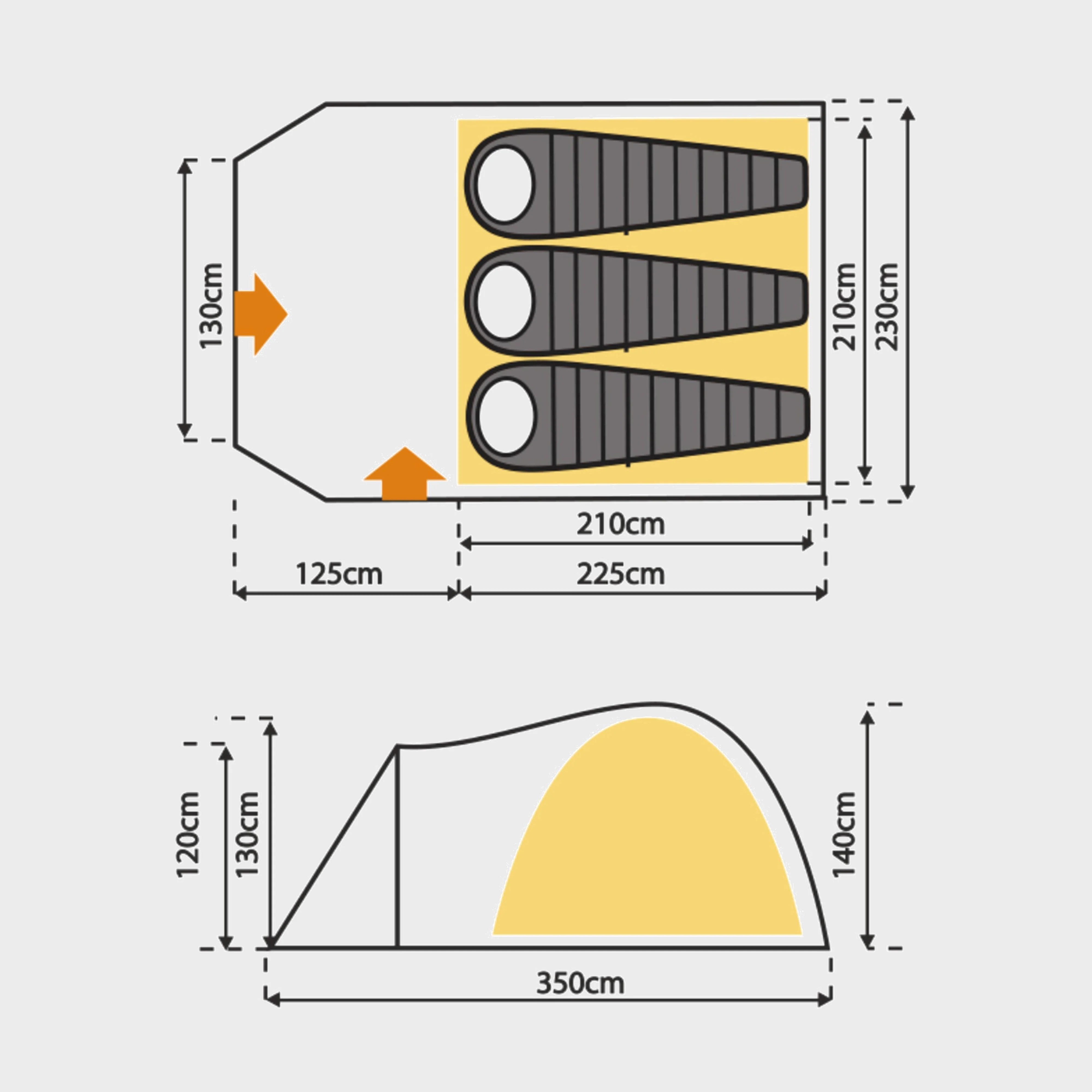 Avon 3 DLX Nightfall Tent - Image 2
