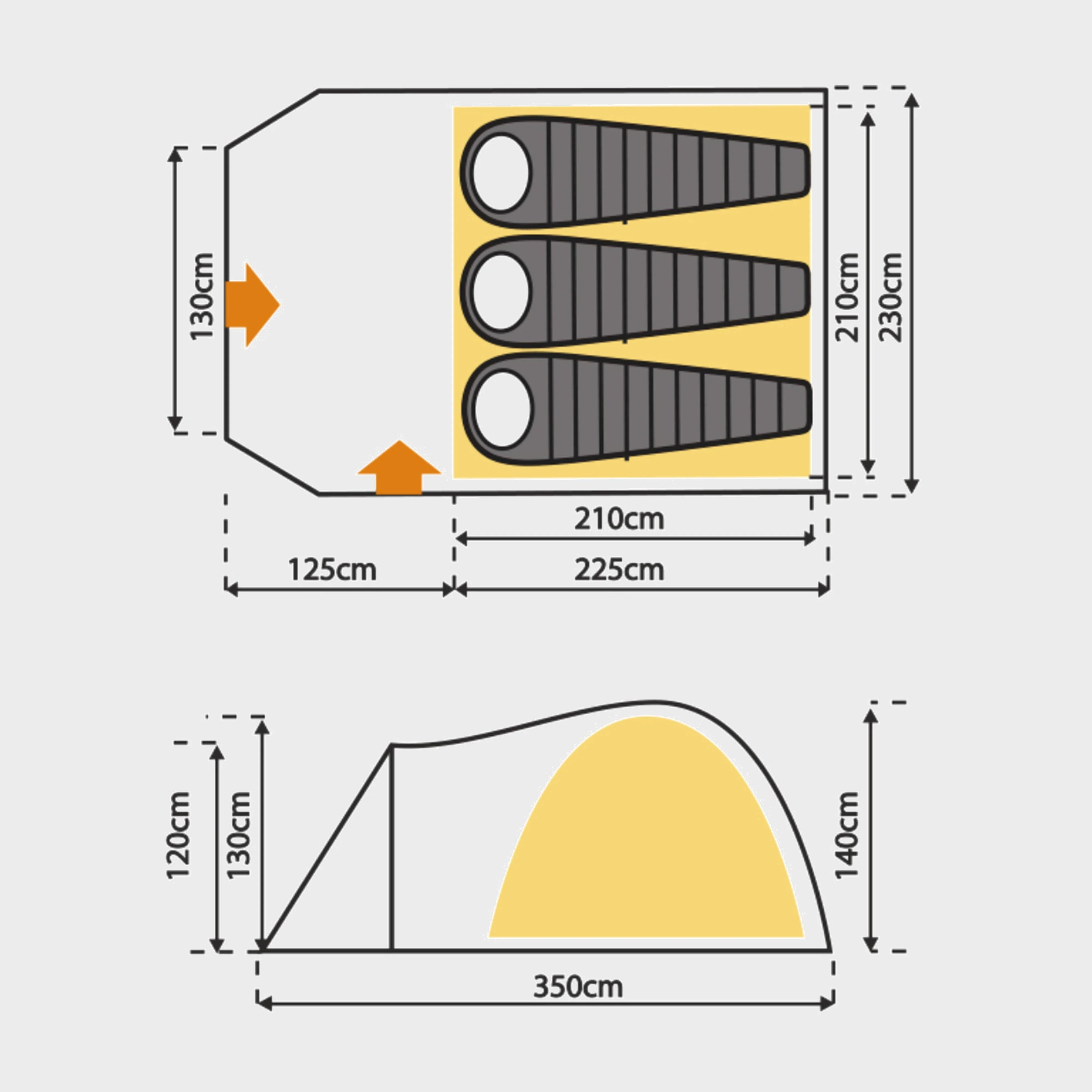 Avon 3 DLX Nightfall Tent - Image 2