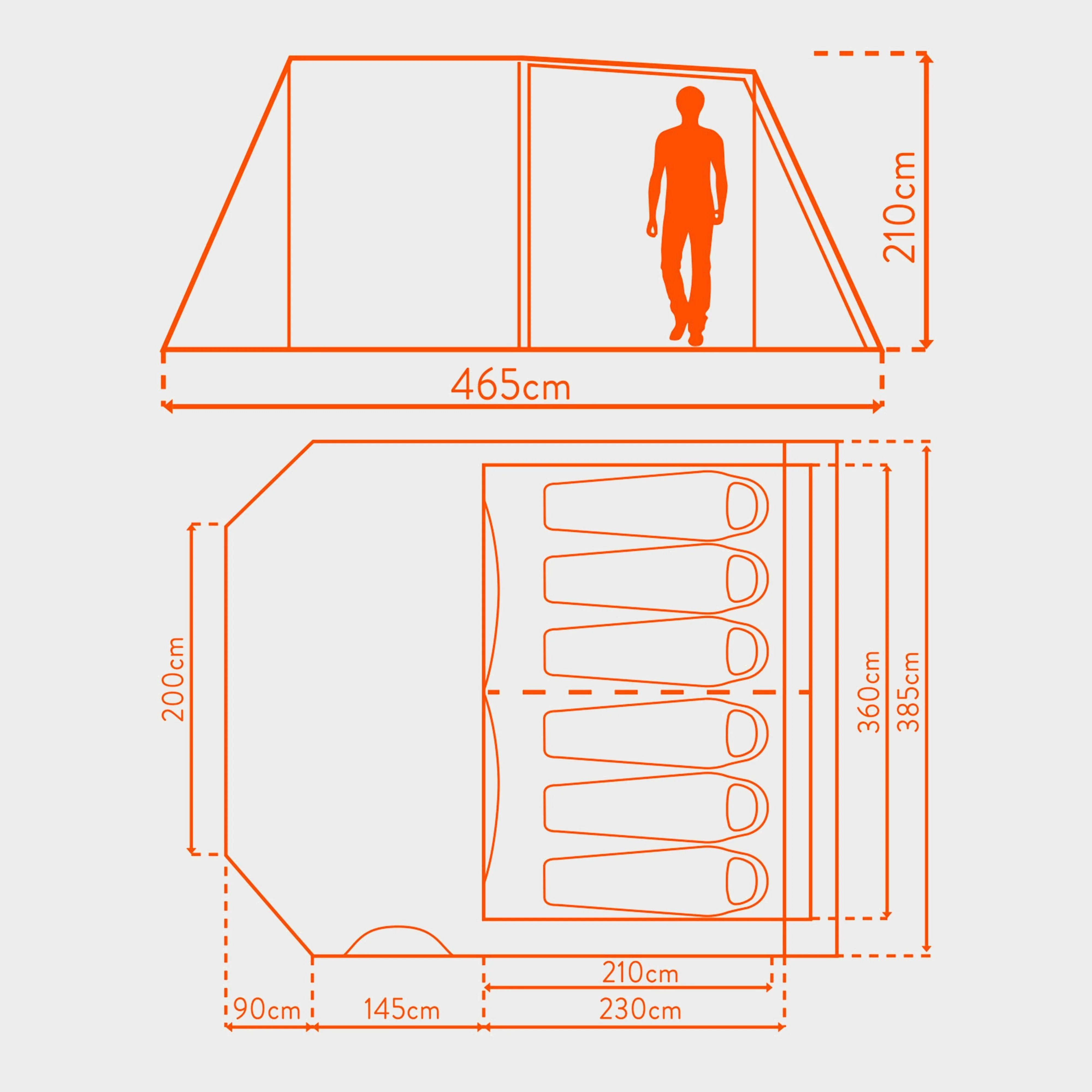 Refurbished Air 600 Tent - Image 2