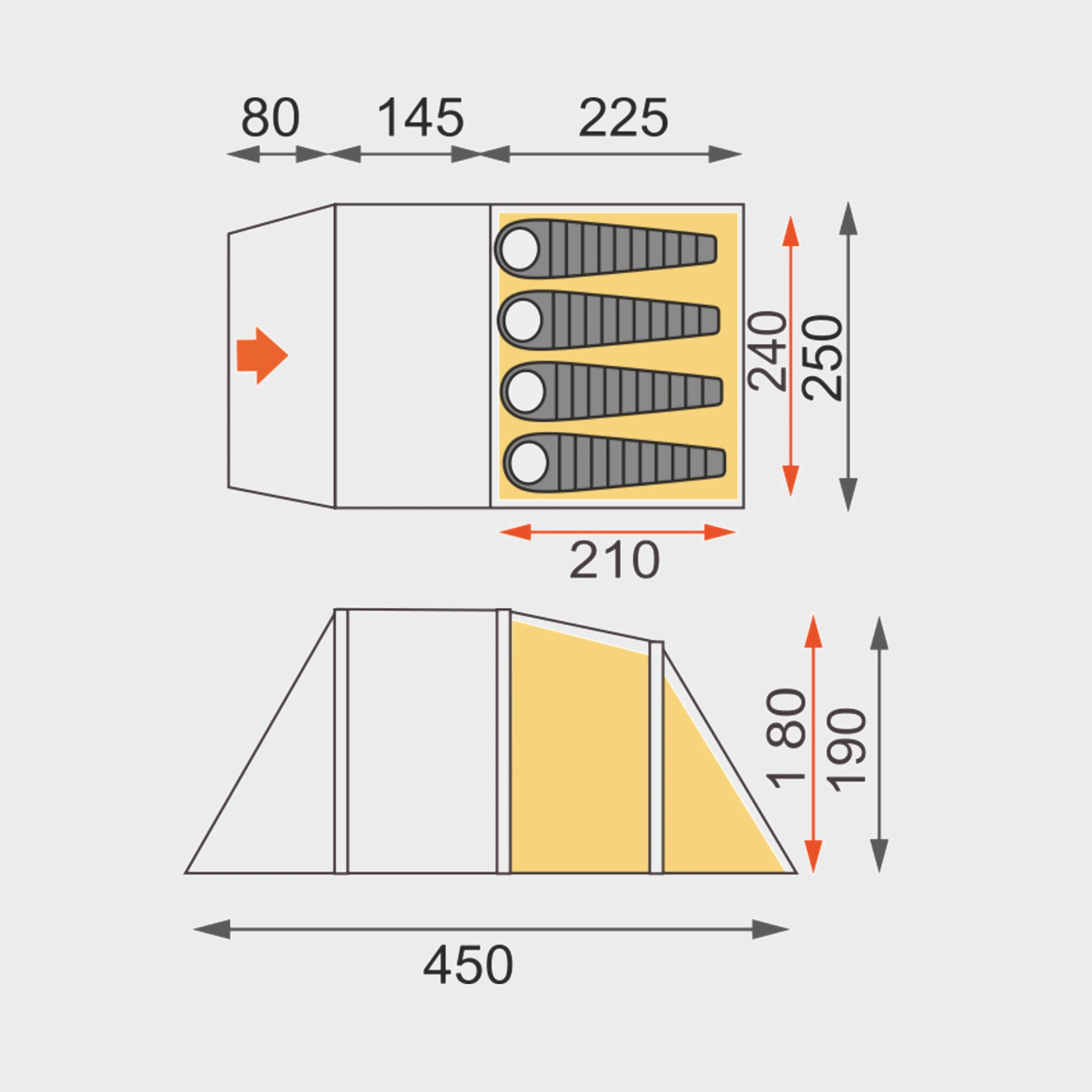 Refurbished Genus 400 Air Tent - Image 2
