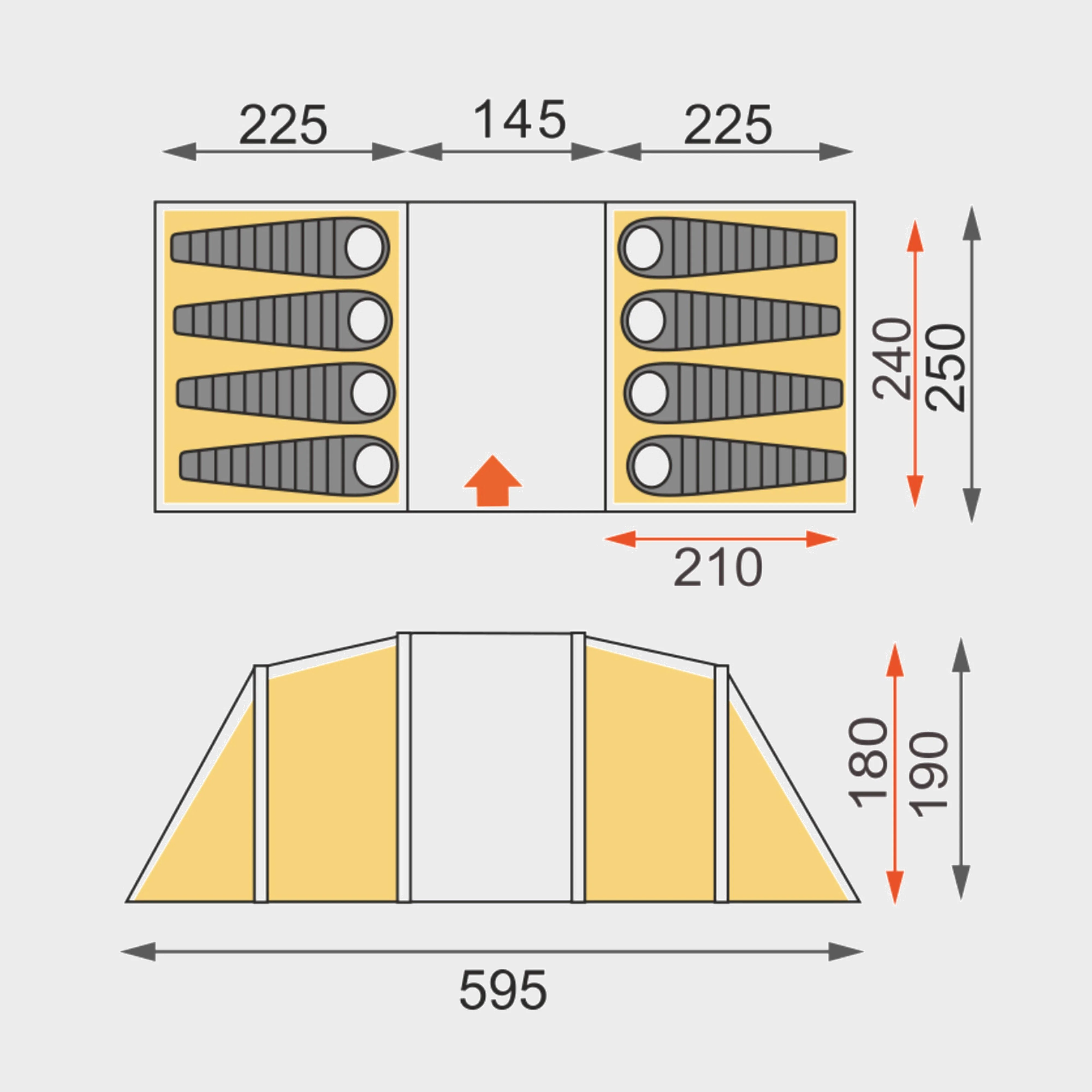 Refurbished Genus 800 Air Tent - Image 2