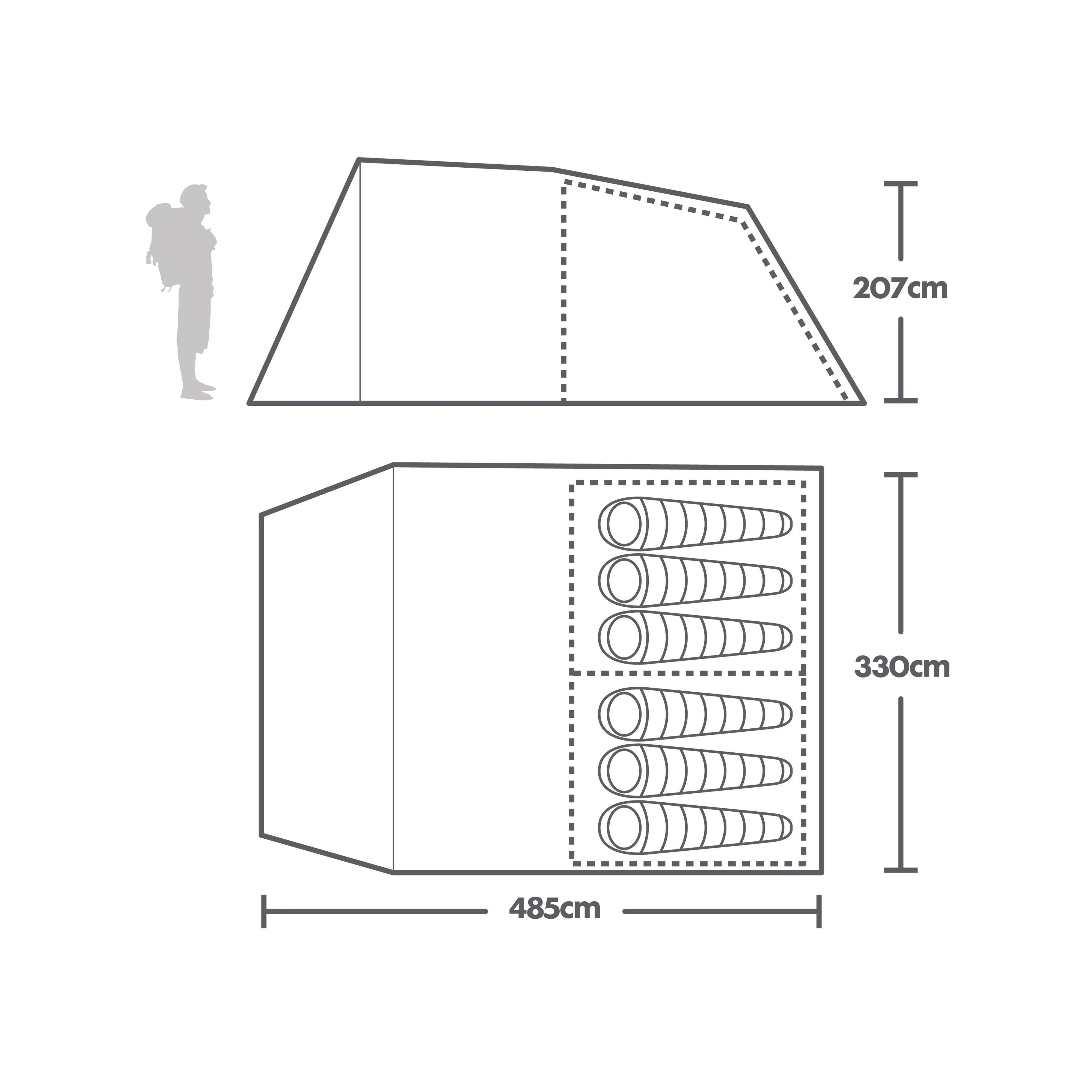 Refurbished Sendero 6 Family Tent - Image 2