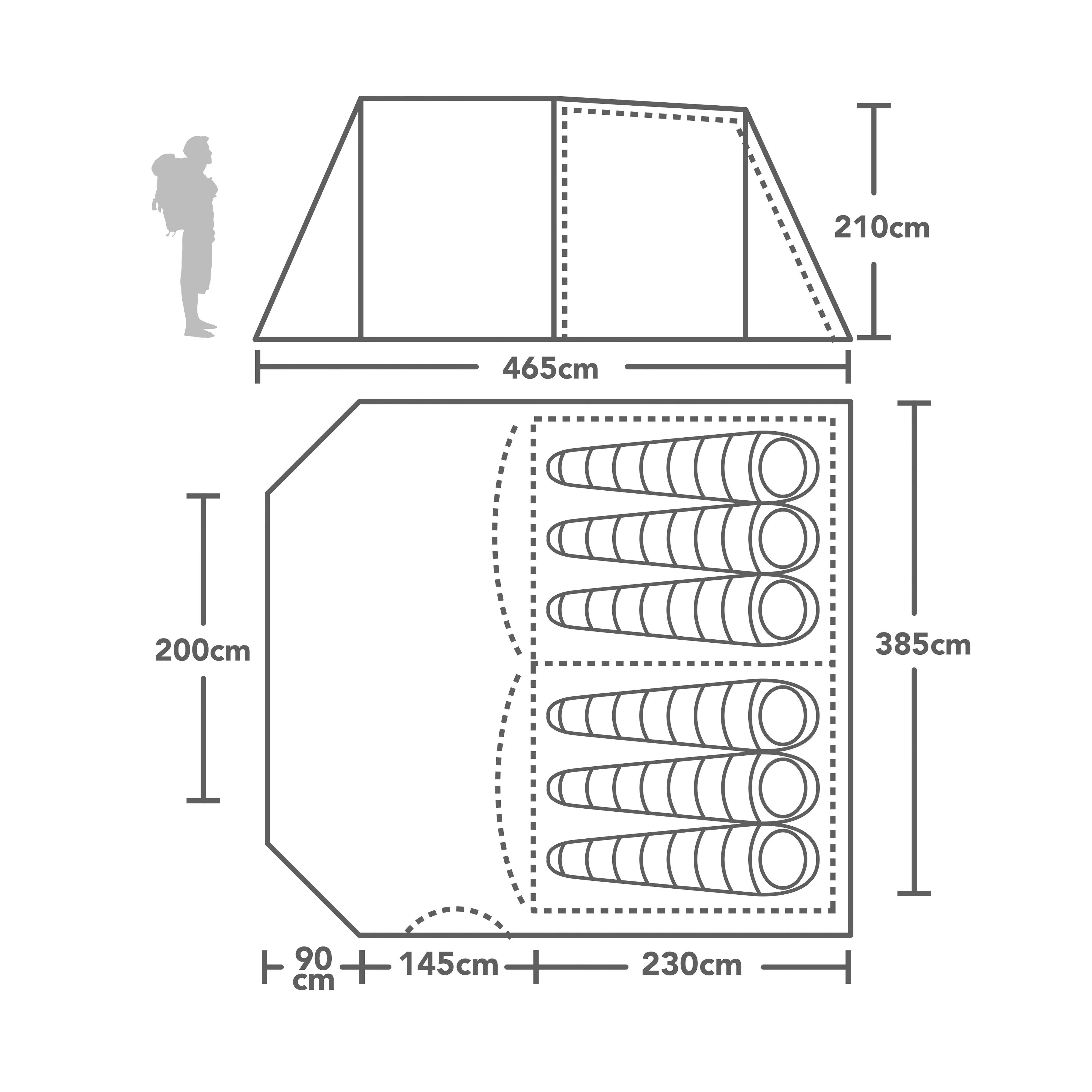 Rydal 600 Air Tent - Image 2