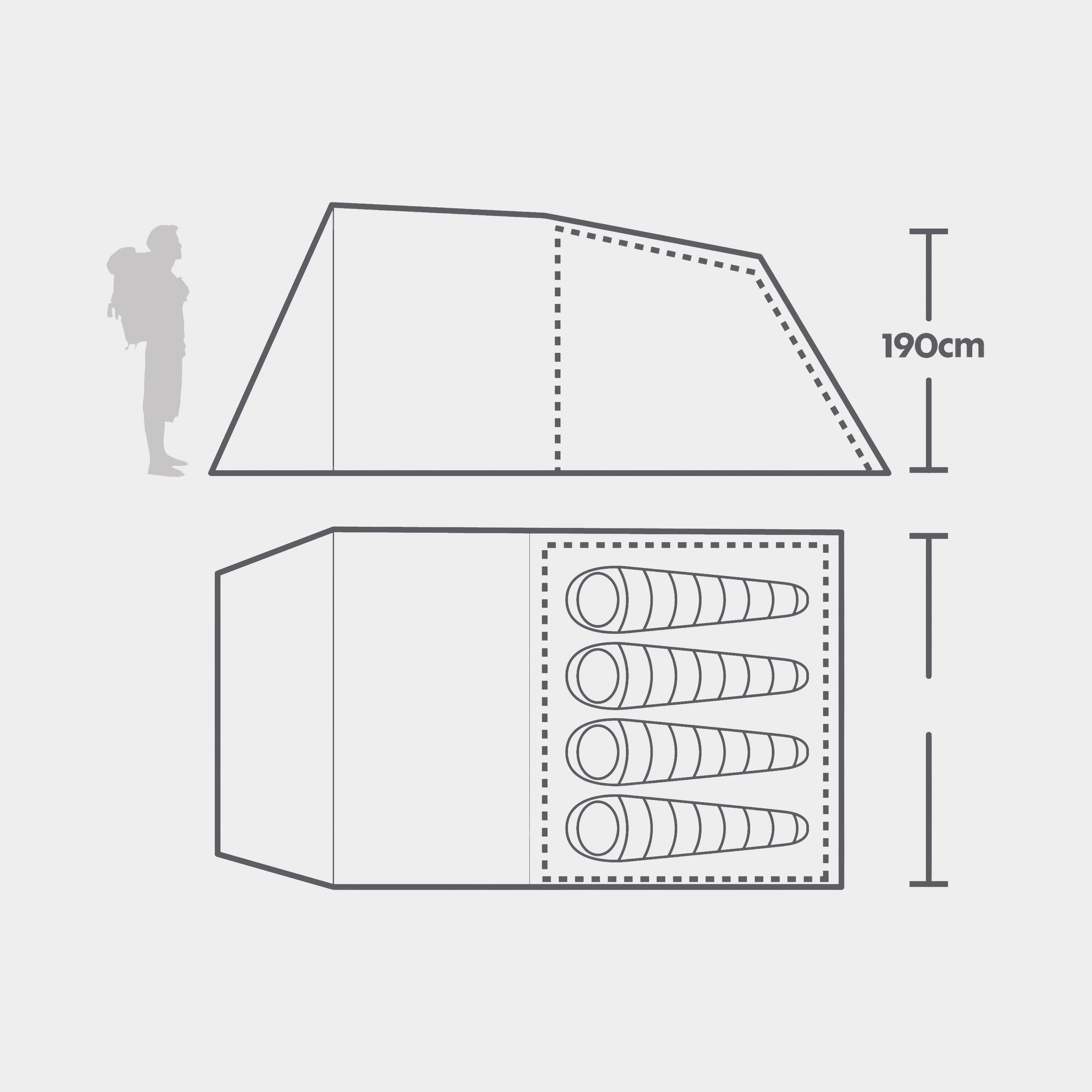 Sendero 4 Family Tent - Image 2