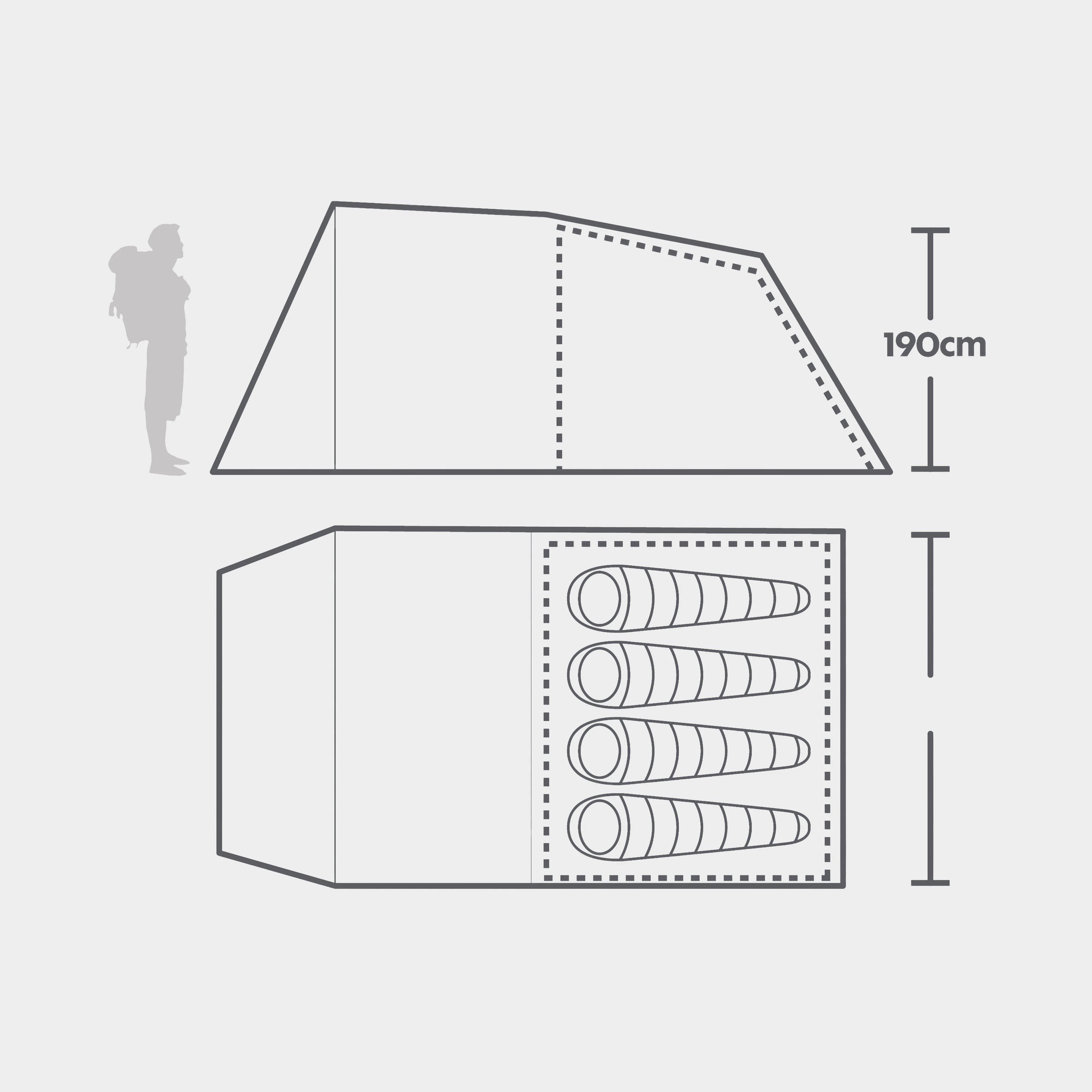 Sendero 4 Family Tent - Image 2