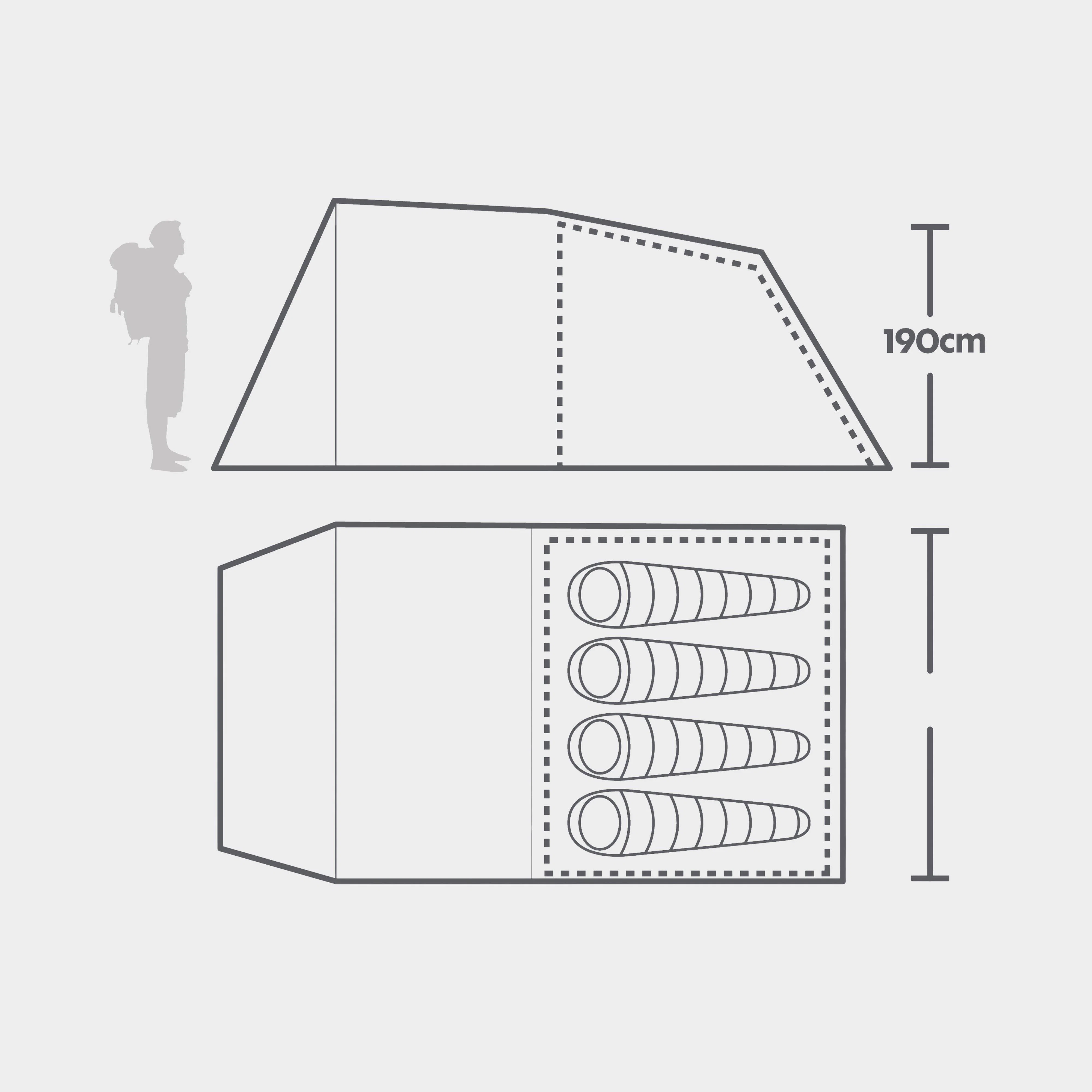 Sendero 4 Family Tent - Image 2