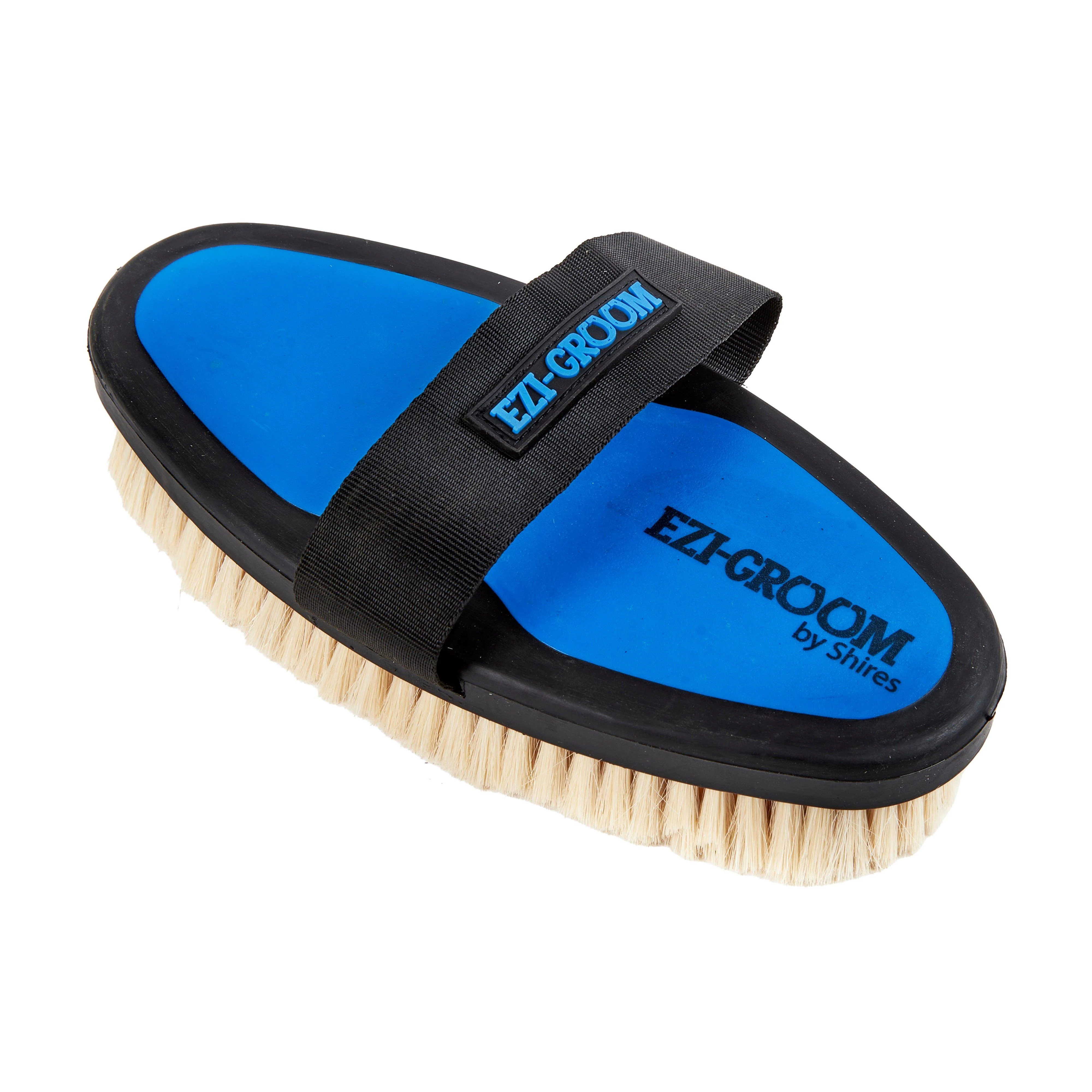 Grip Body Brush with Goat Hair Large Bright Blue - Image 2