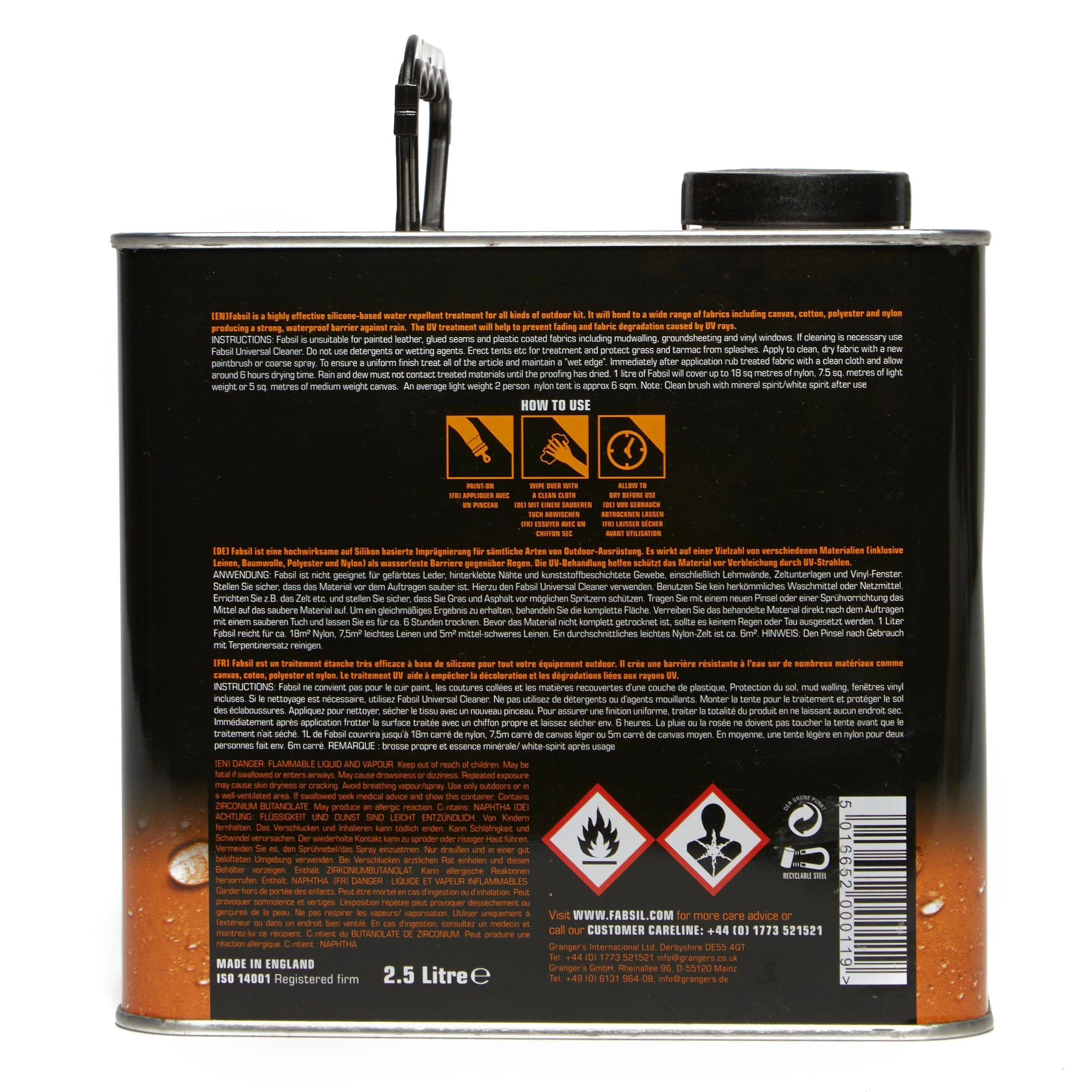 2.5L Fabsil Universal Protector Tin - Image 3