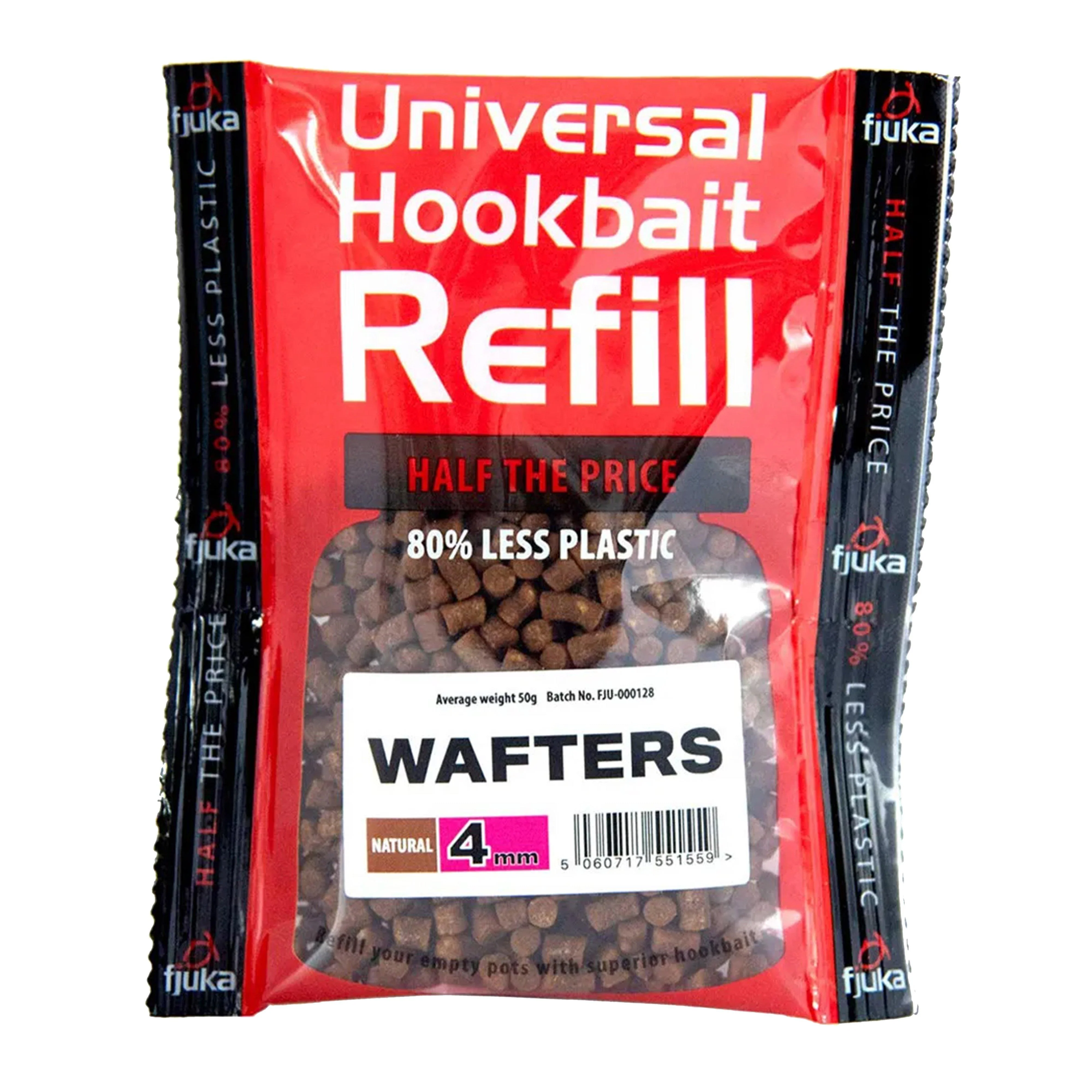 Hookable Wafters Natural Refills 4mm - Image 2