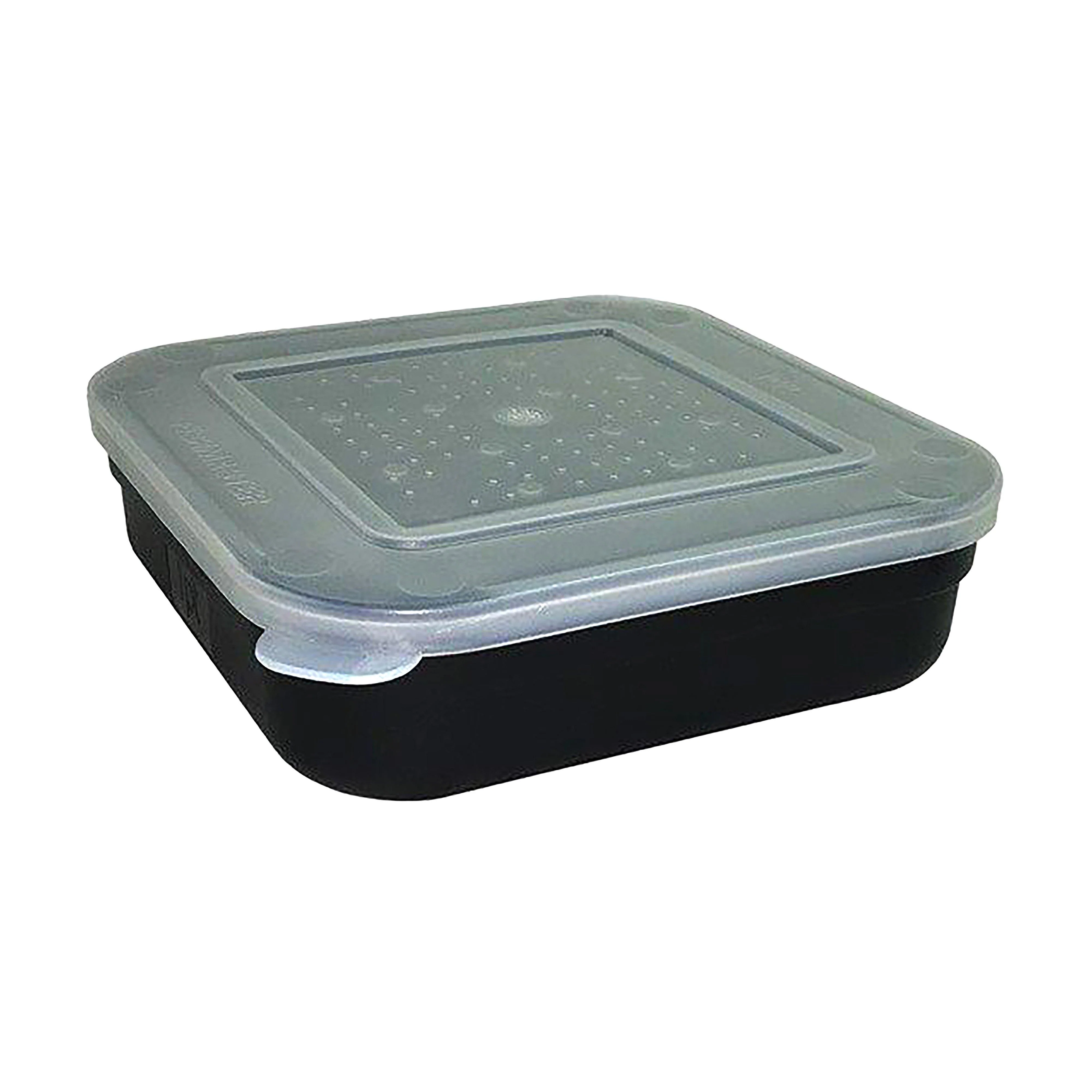 Fishing Black 1.5 Pint Square Bait Box - Image 2