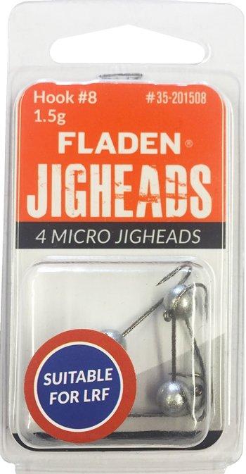 Fladen Jig Heads 1.5g Size 8 4pk - Image 2