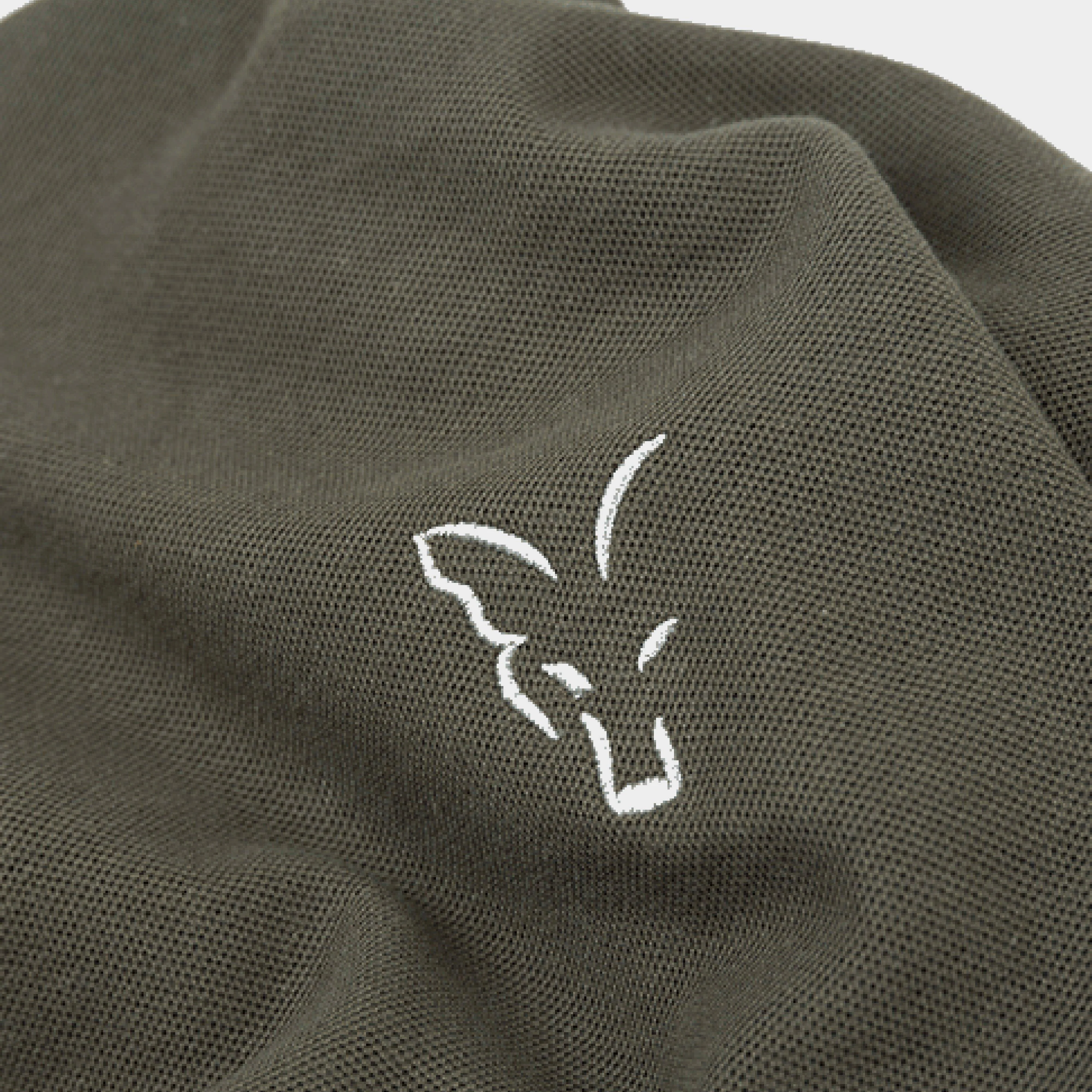 Fox Collection Medium Green & Silver Polo Shirt - Image 3