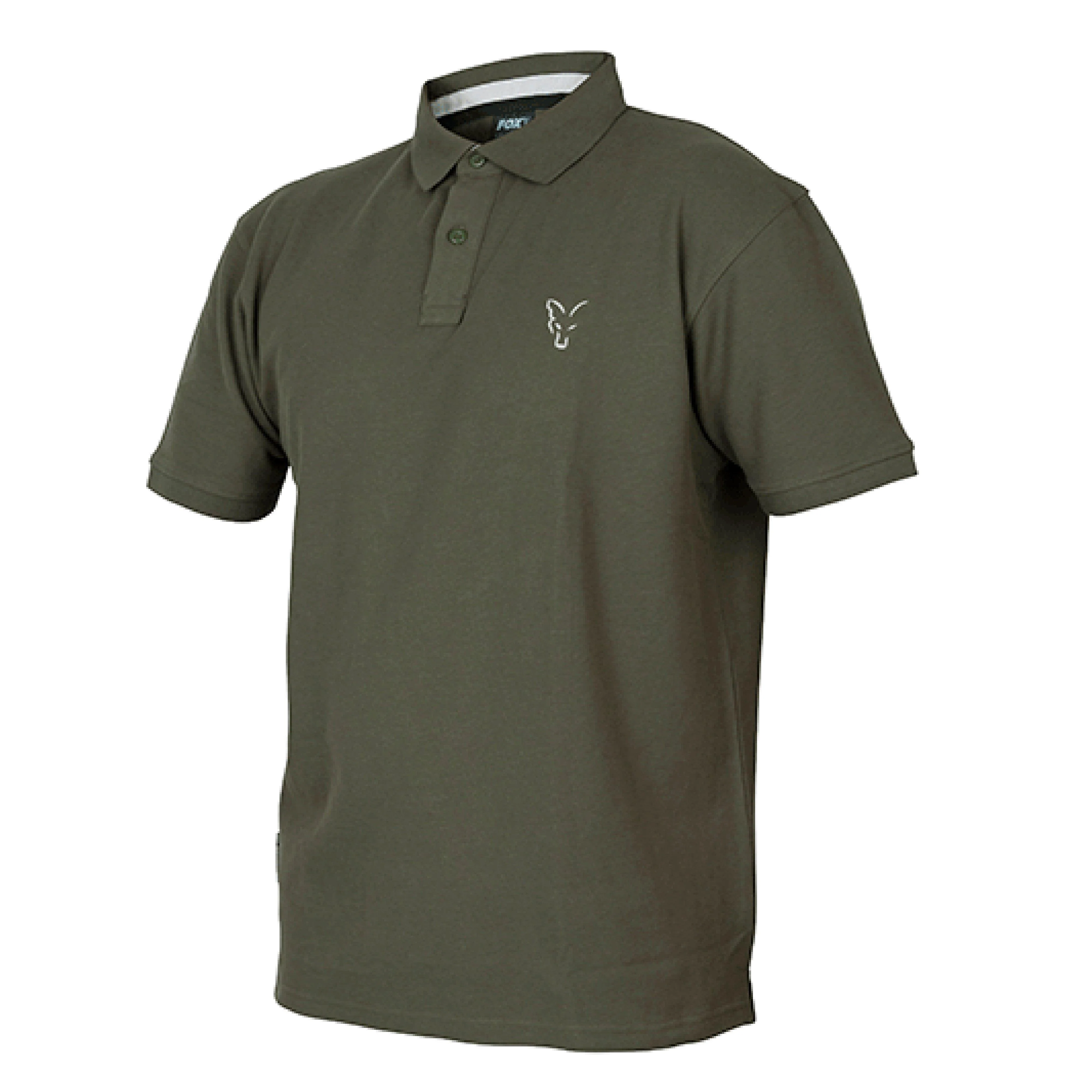 Fox Collection Medium Green & Silver Polo Shirt - Image 5