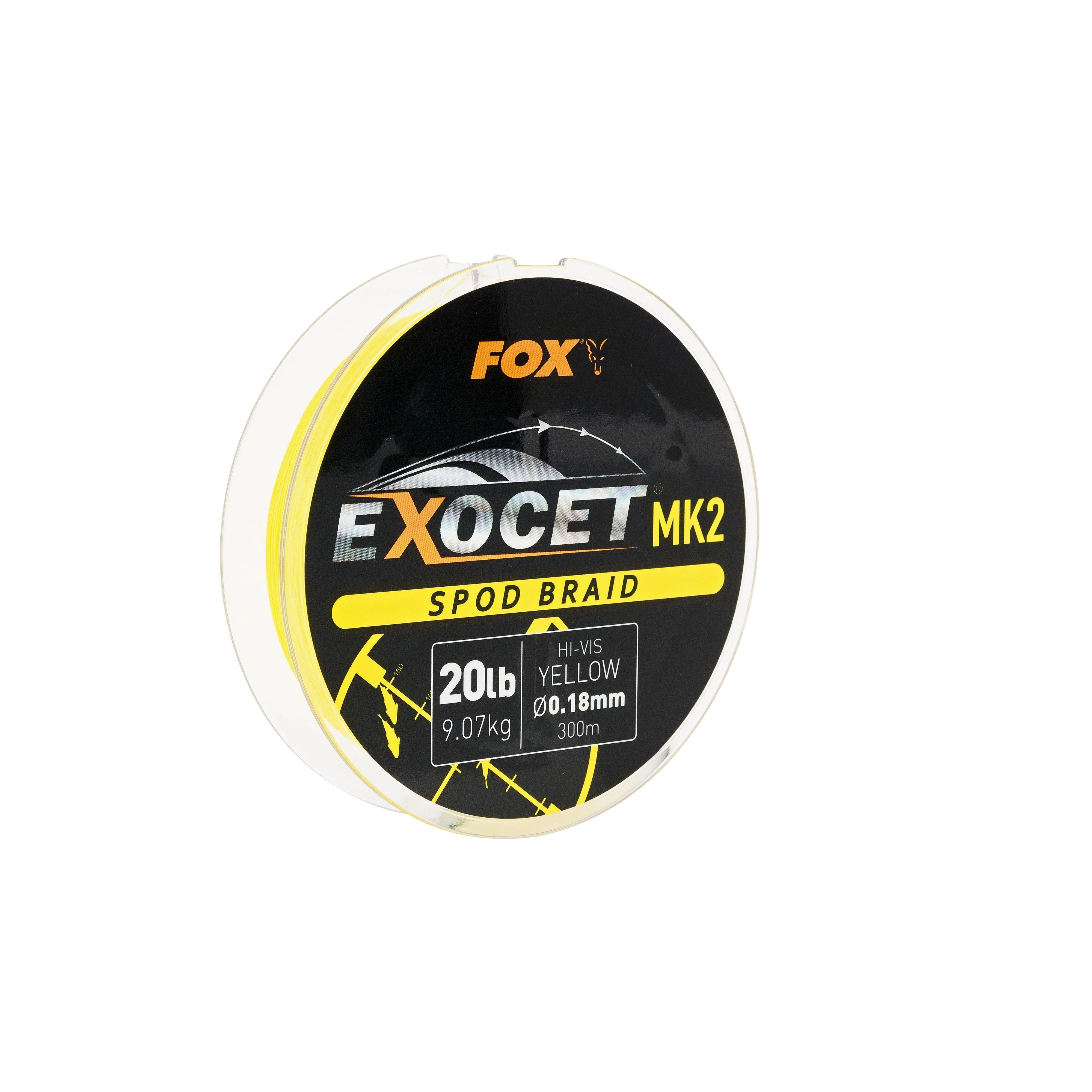 Exocet Spod Braid MK2 20lb Yellow - Image 2