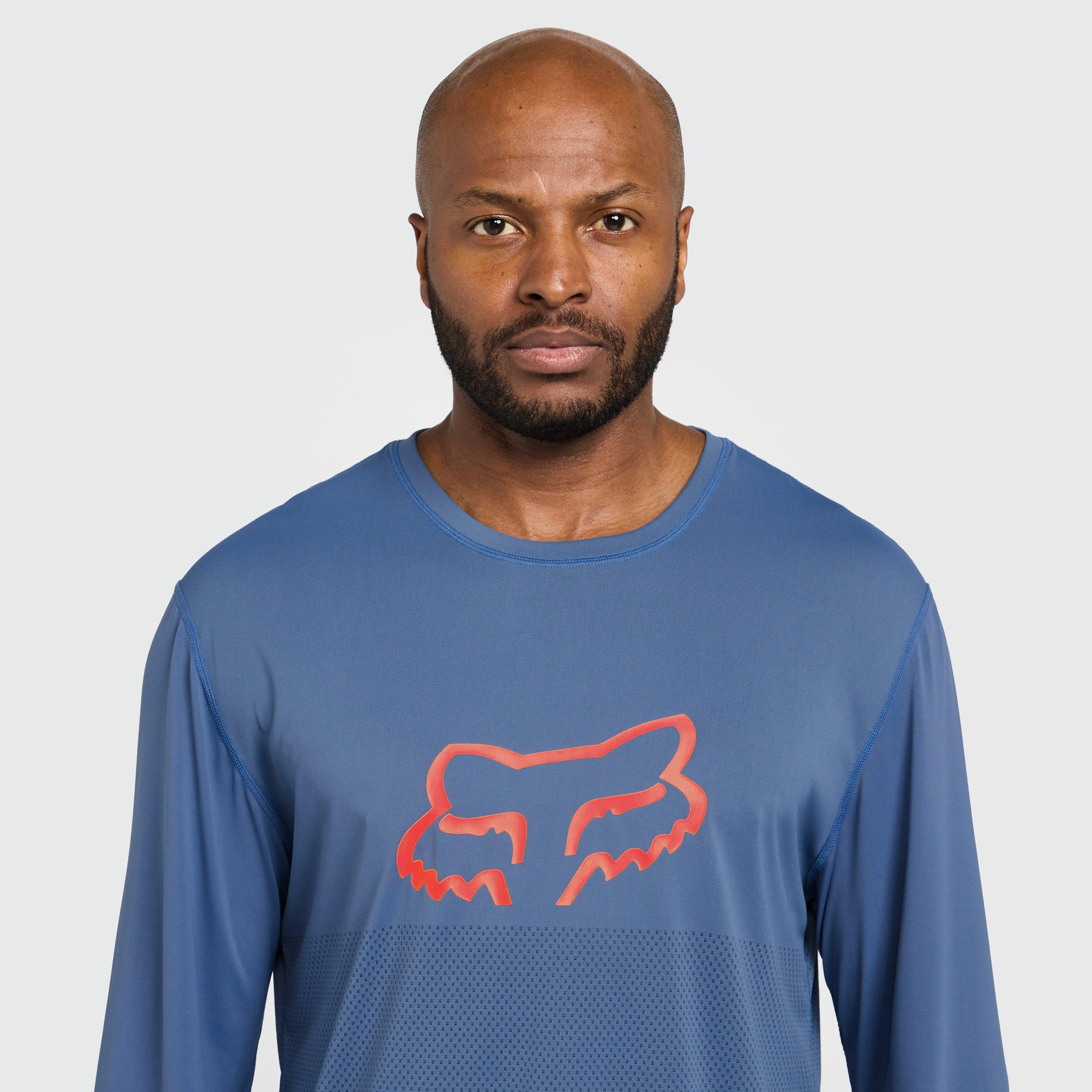 Men's Ranger Long Sleeve Fox Head Jersey - Image 4