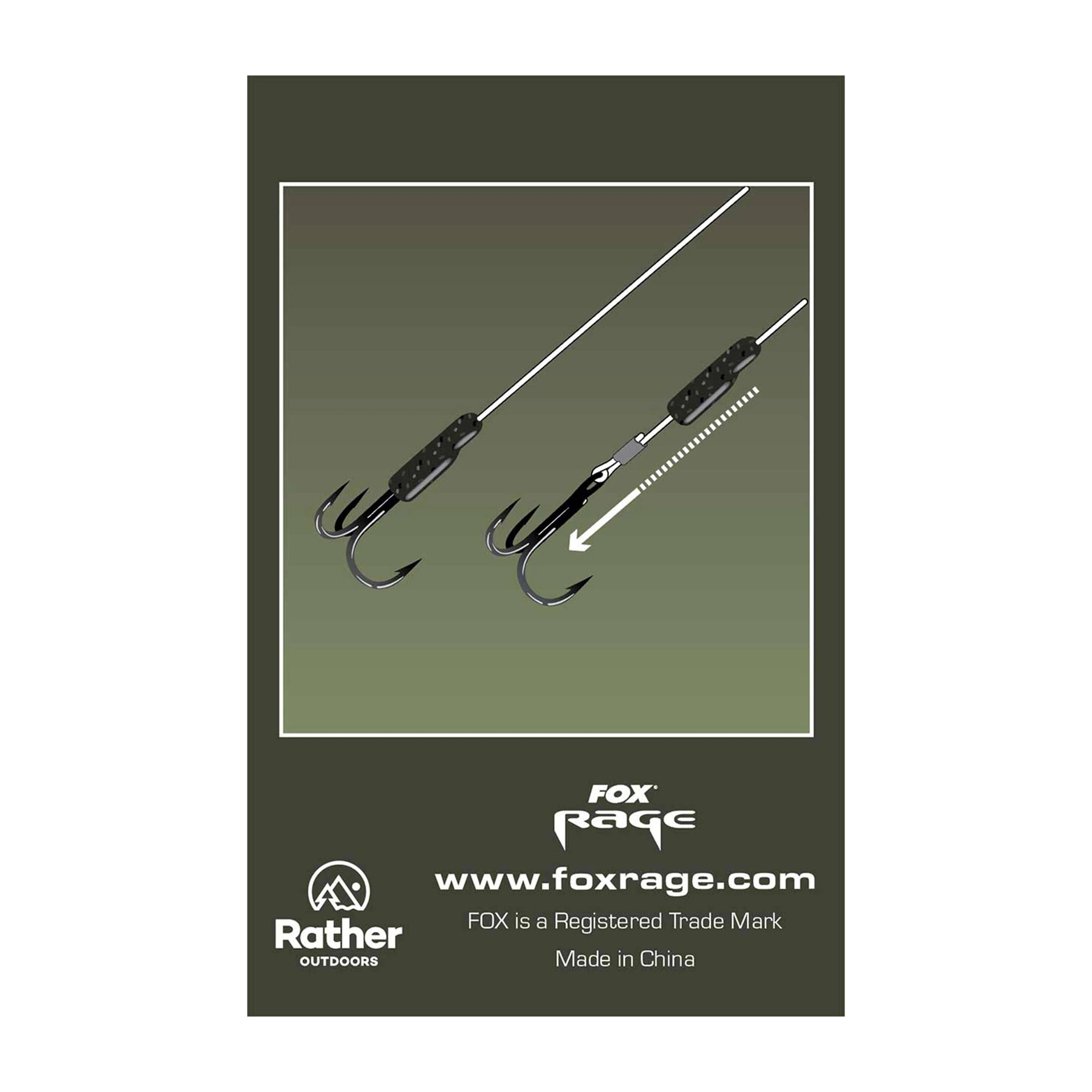 Predator Camo Treble Hook Sleeves - Image 2