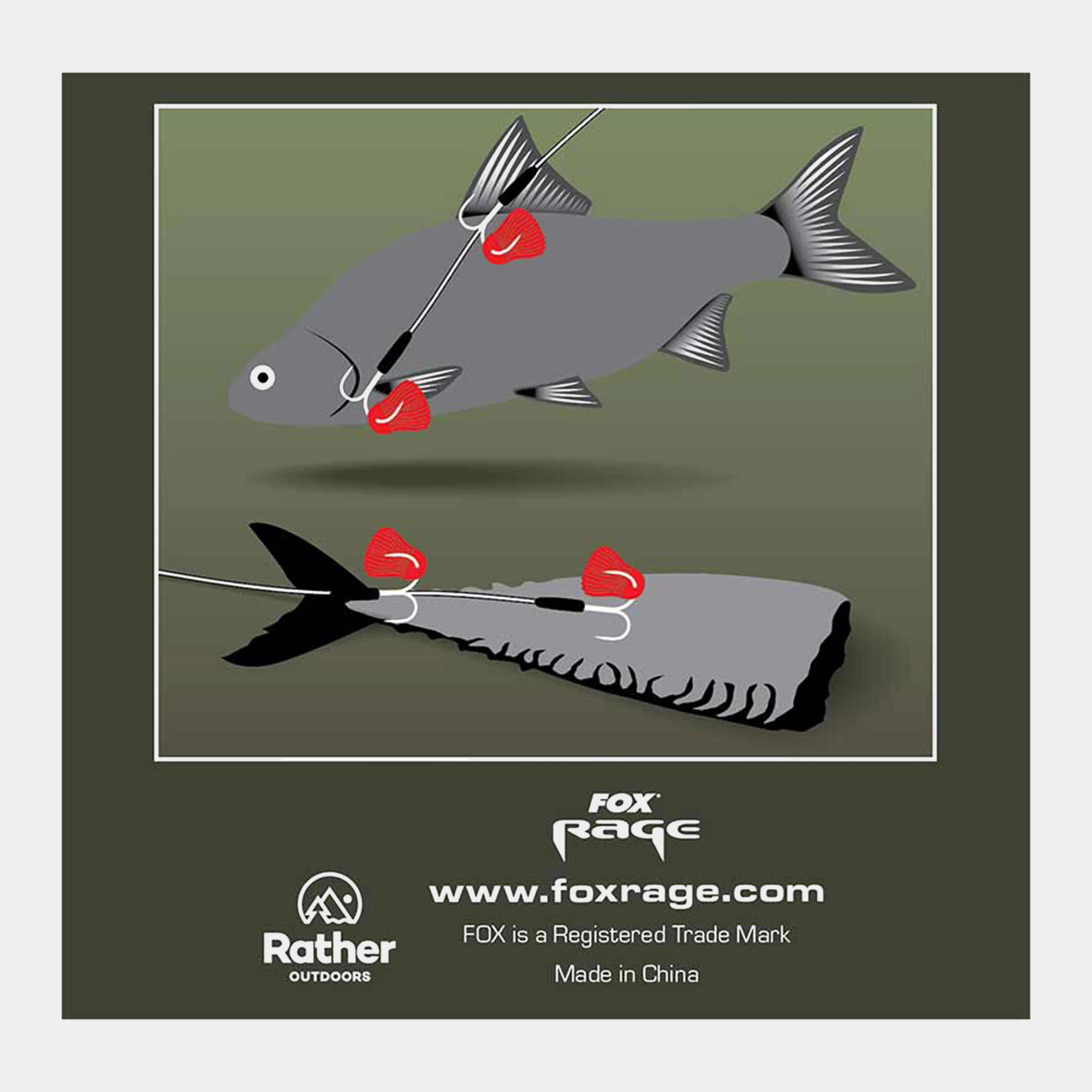 Predator Twin Treble Trace 52cm Size 4 Barbed - Image 2