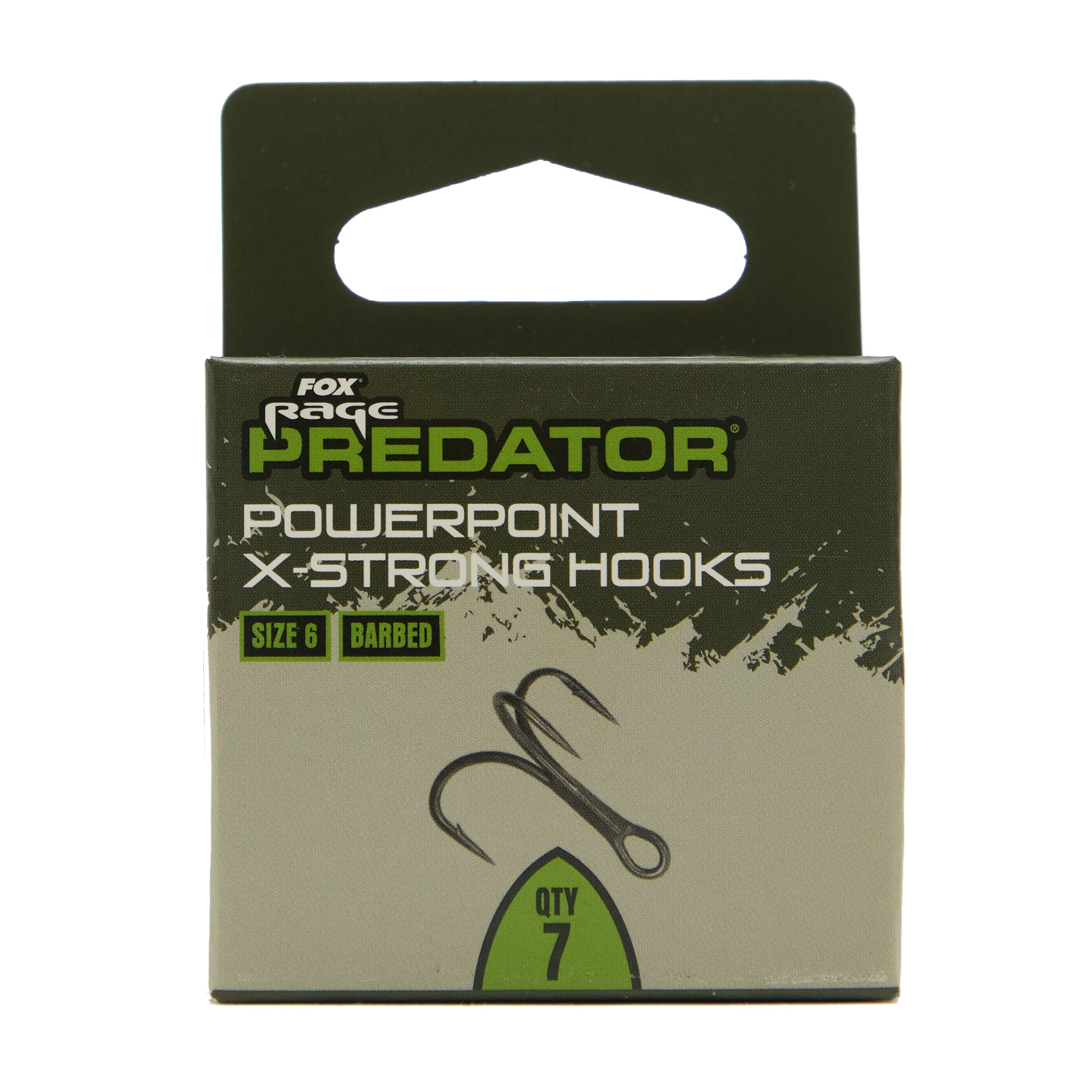 Predator X-Strong Barbed Treble Hooks 6 x 6 - Image 4