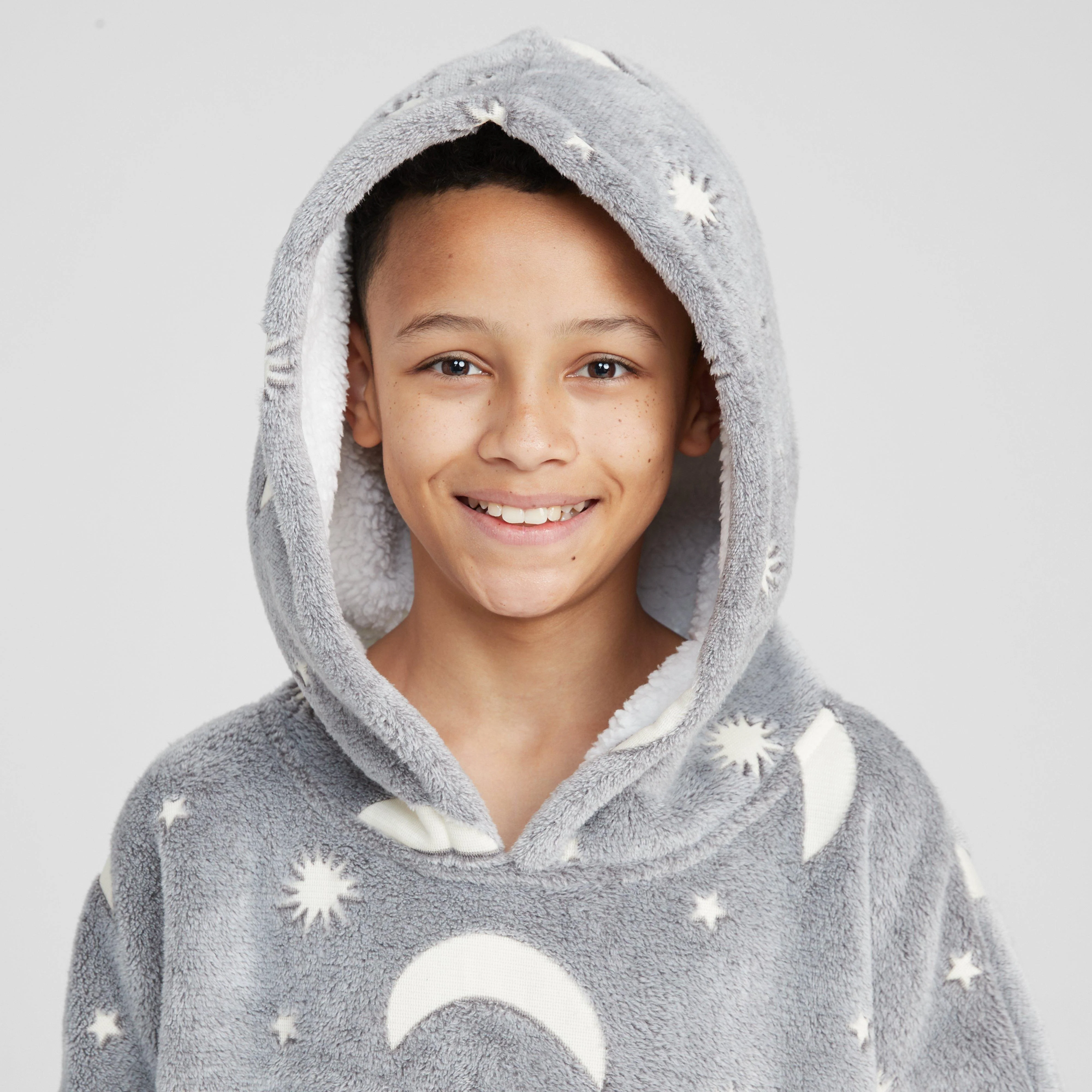 Kids’ Glow in the Dark Oversized Hoodie - Image 4