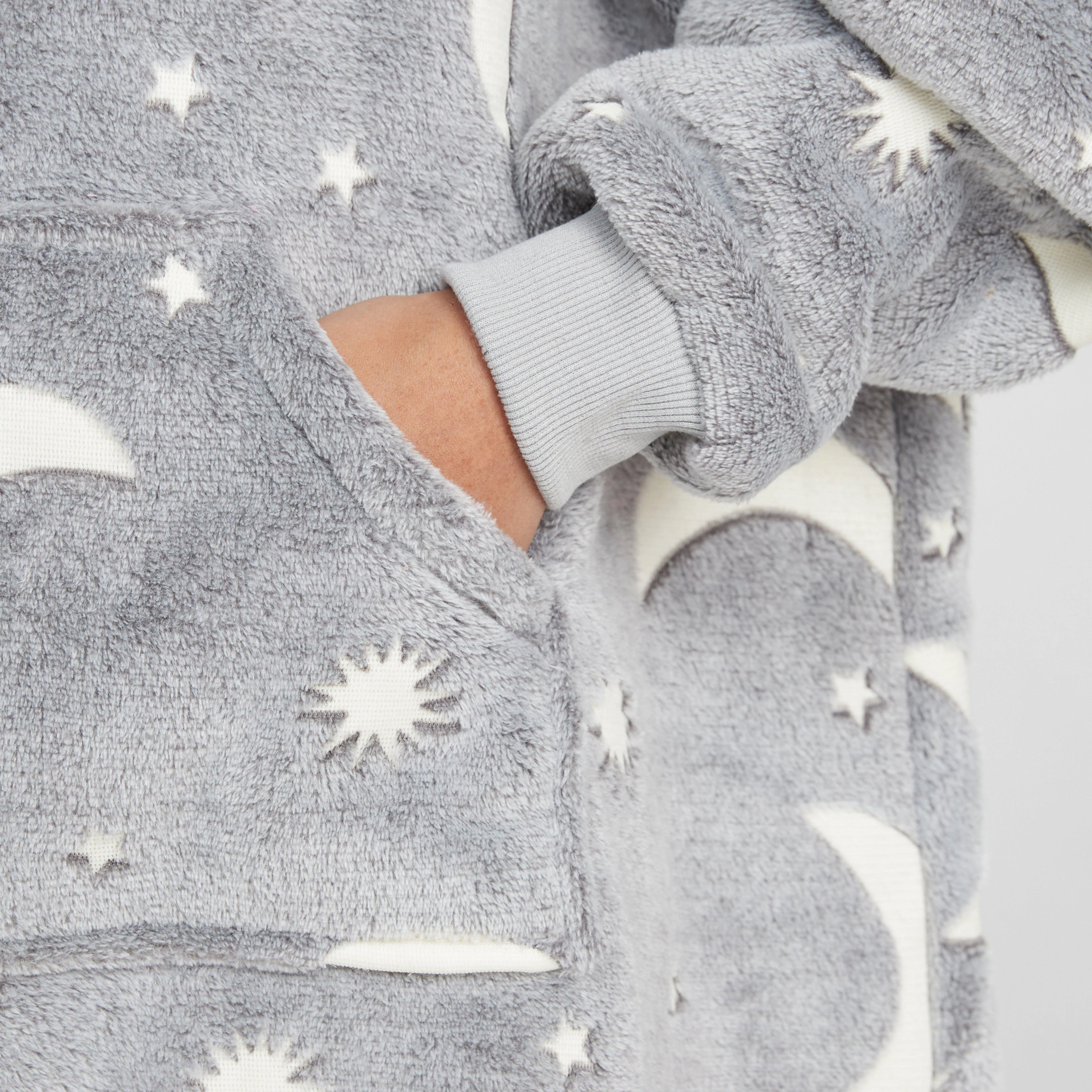 Kids’ Glow in the Dark Oversized Hoodie - Image 6