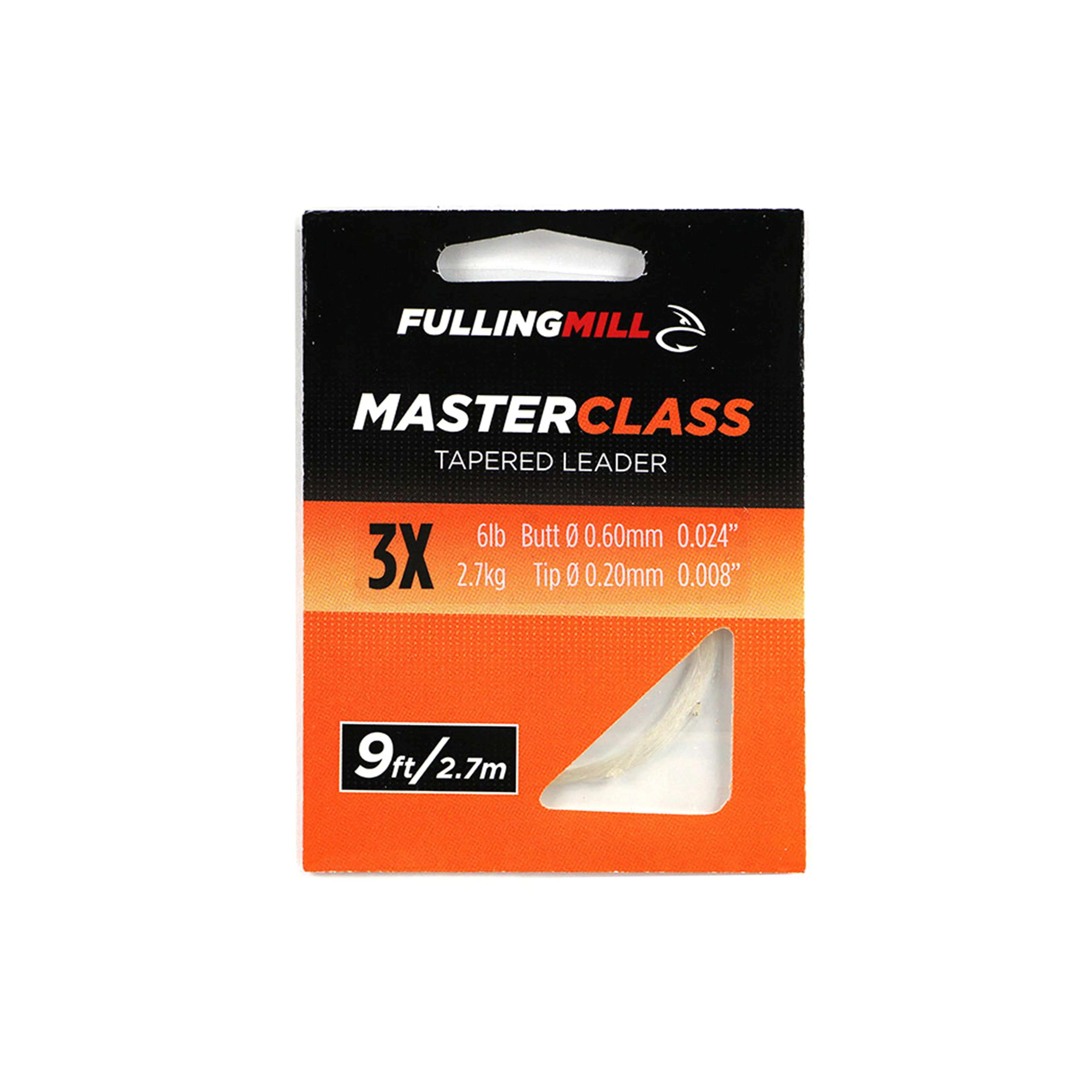 Masterclass Tapered Leaders 9ft Size 3X - Image 2