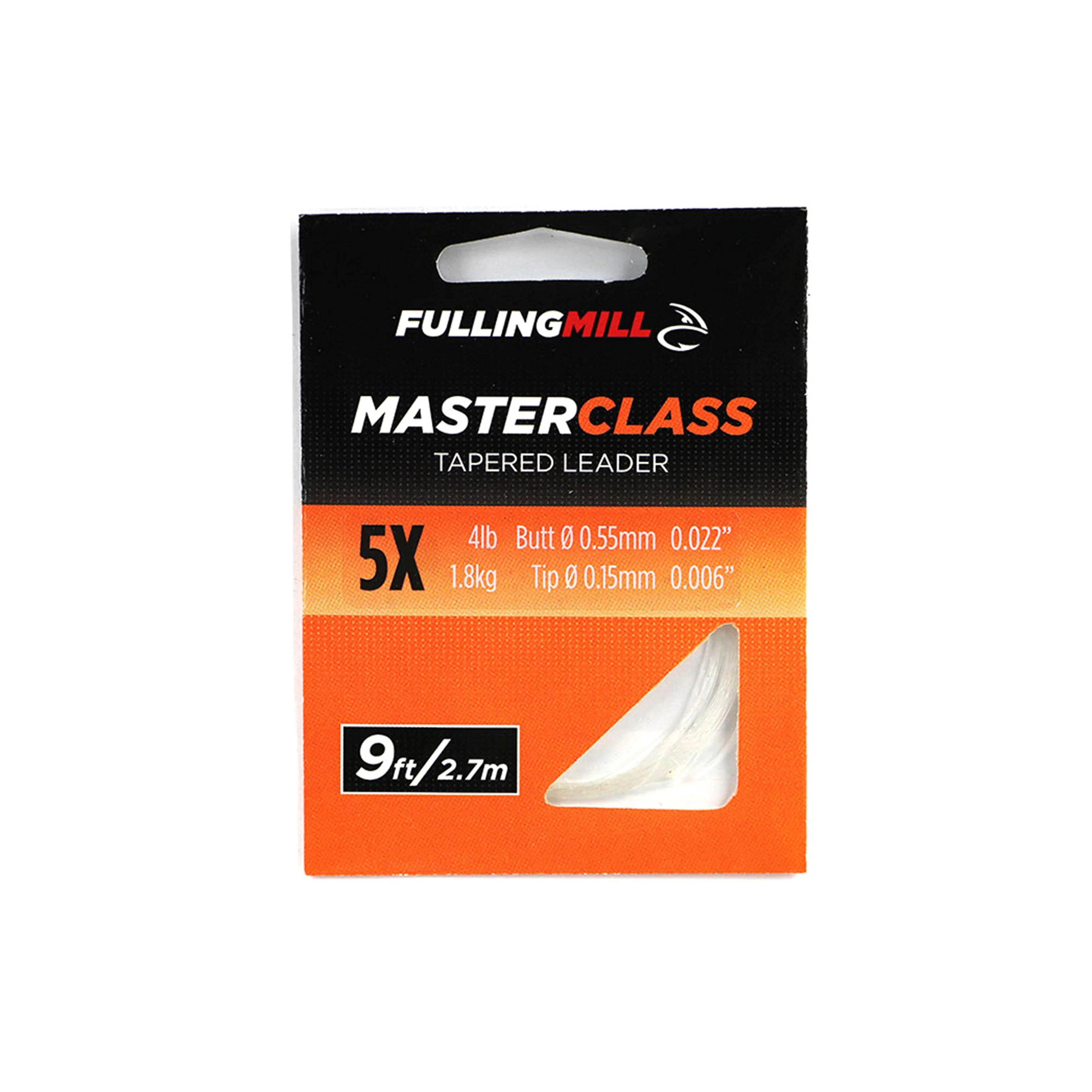 Masterclass Tapered Leaders 9ft Size 5X - Image 2