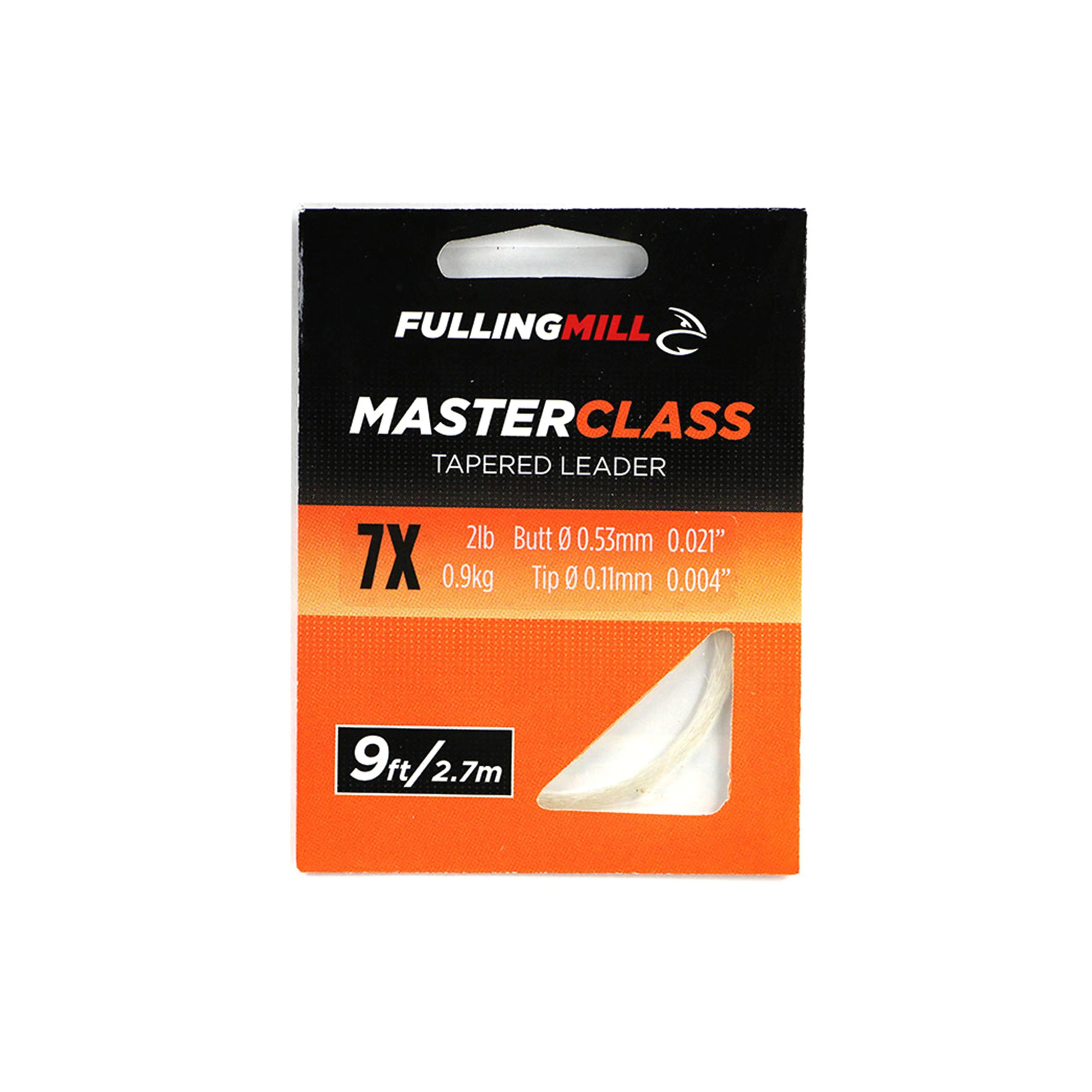 Masterclass Tapered Leaders 9ft Size 7X - Image 2